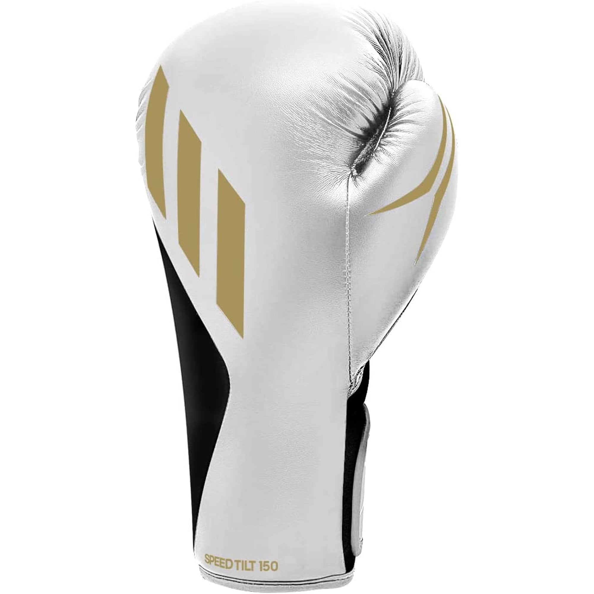 Adidas Speed TILT 150 Boxing Gloves - Training and Fighting Gloves for Men, Women, Unisex, White/Gold/Black, 10oz - Image 5