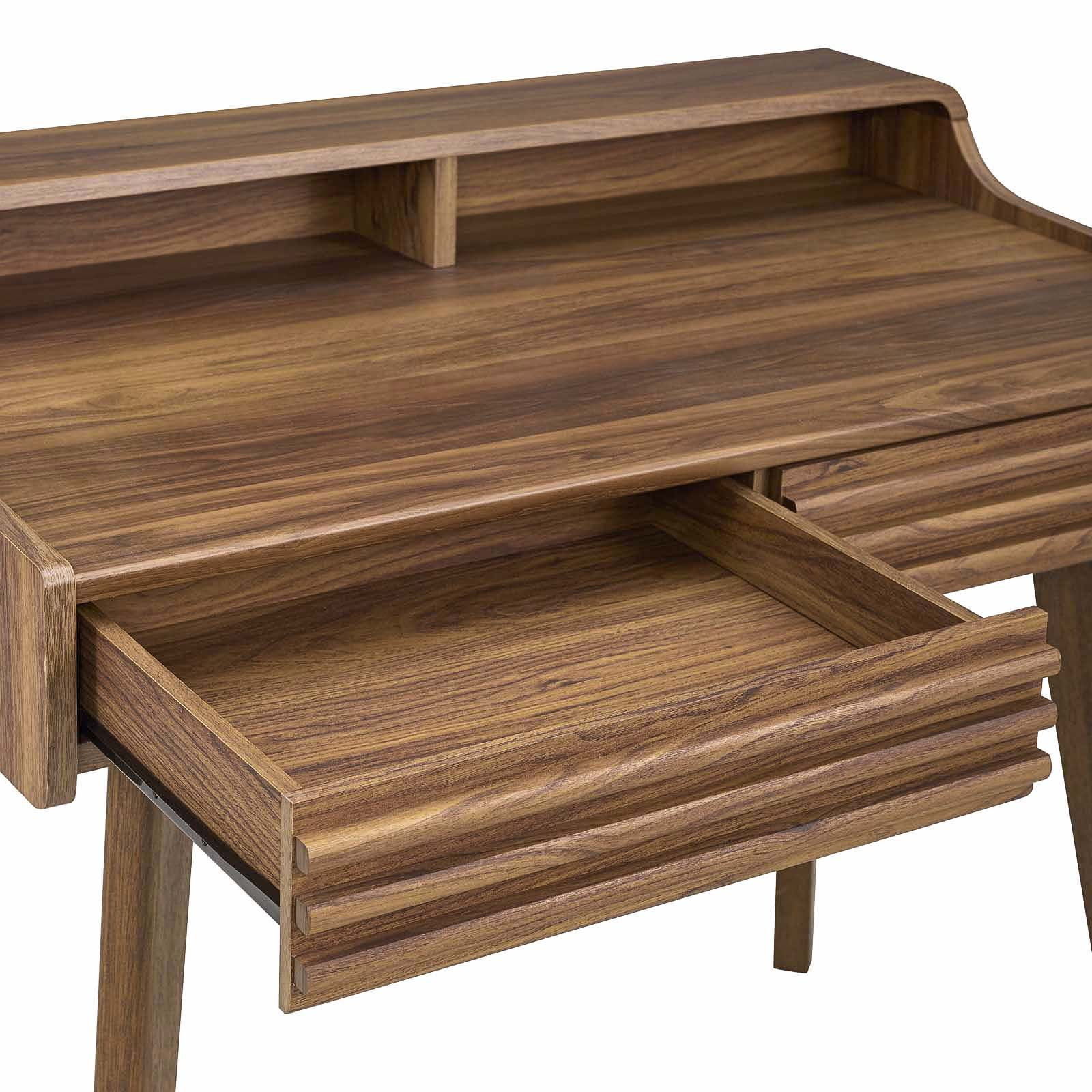 Modway Render Writing Desk in Walnut - Image 2
