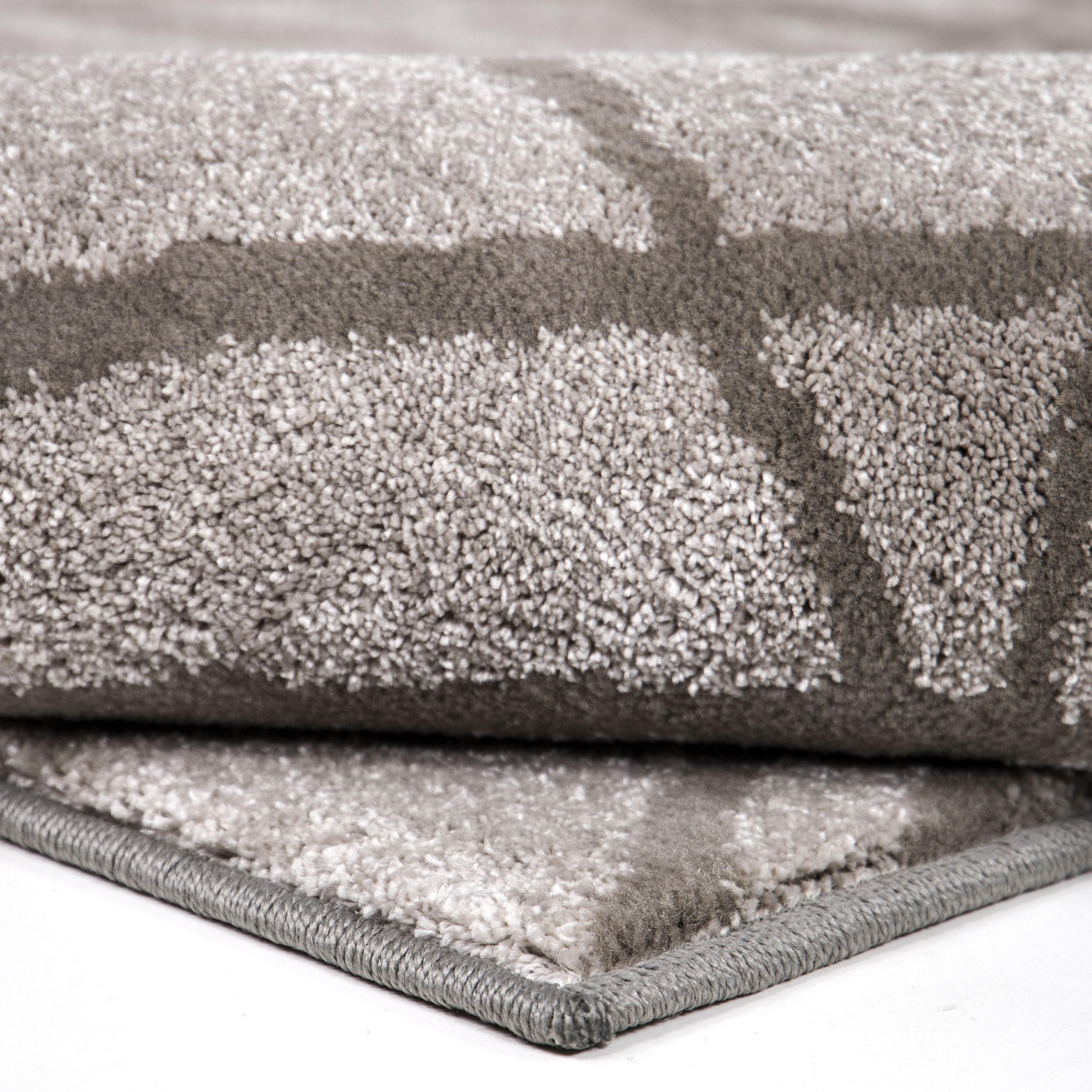 Orian Blaze Area Rug, Grey, 7'10" x 10'10" - Image 5