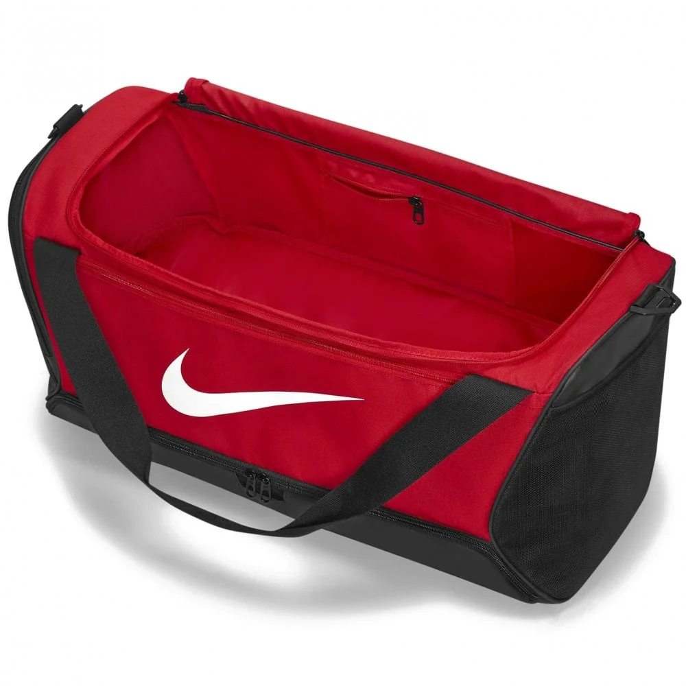 Nike Brasilia 9.5 Duffel Bag, 22.6x13.2x5.3 Inches, Red, for Travel & Sports - Image 2