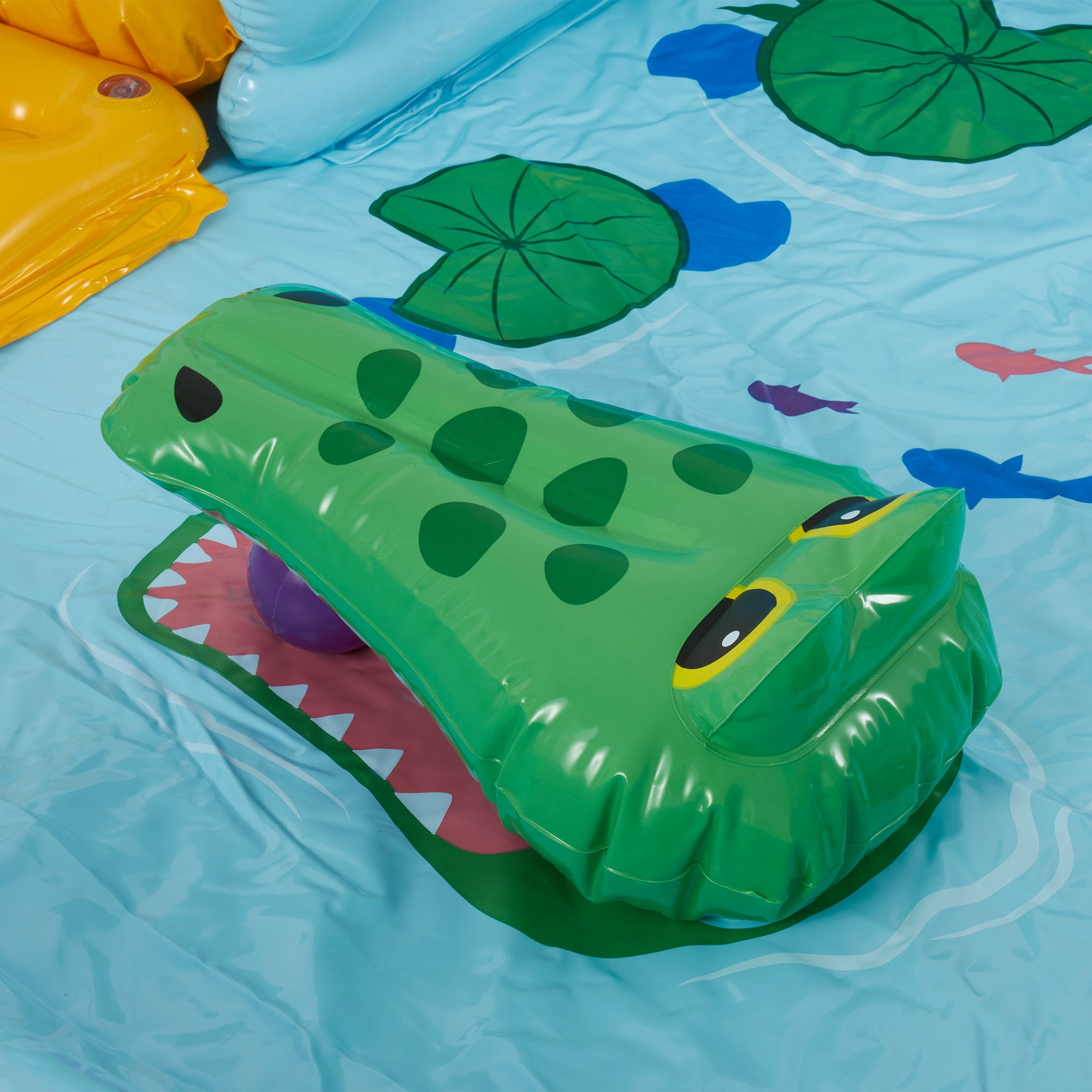 Intex 96" x 78" x 28" Inflatable Jungle Adventure Play Center Spray Kiddie Pool - Image 9