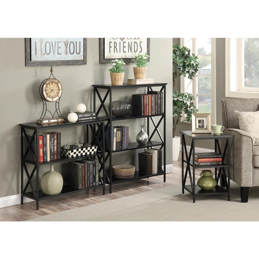 Convenience Concepts Tucson 4-Tier Bookcase, Black - Image 2