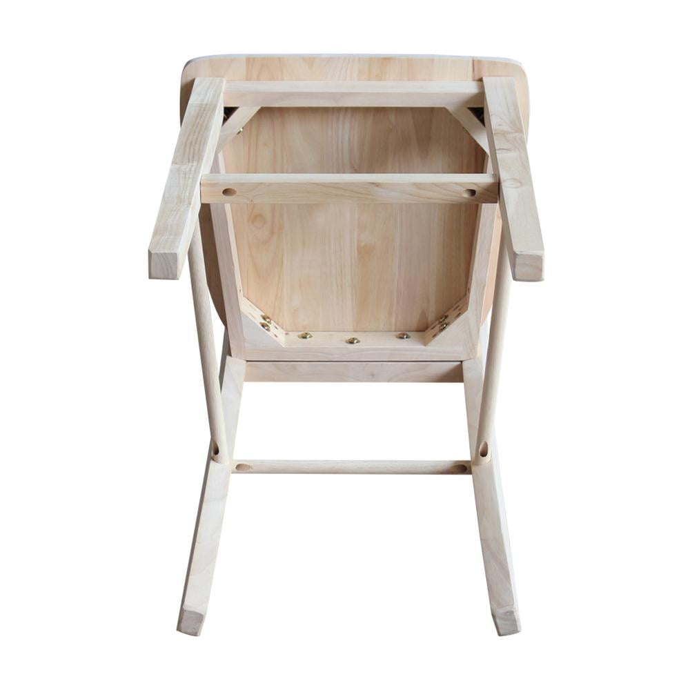 International Concepts S-403 Madrid Barheight Stool, 30", Ready To Finish - Image 5