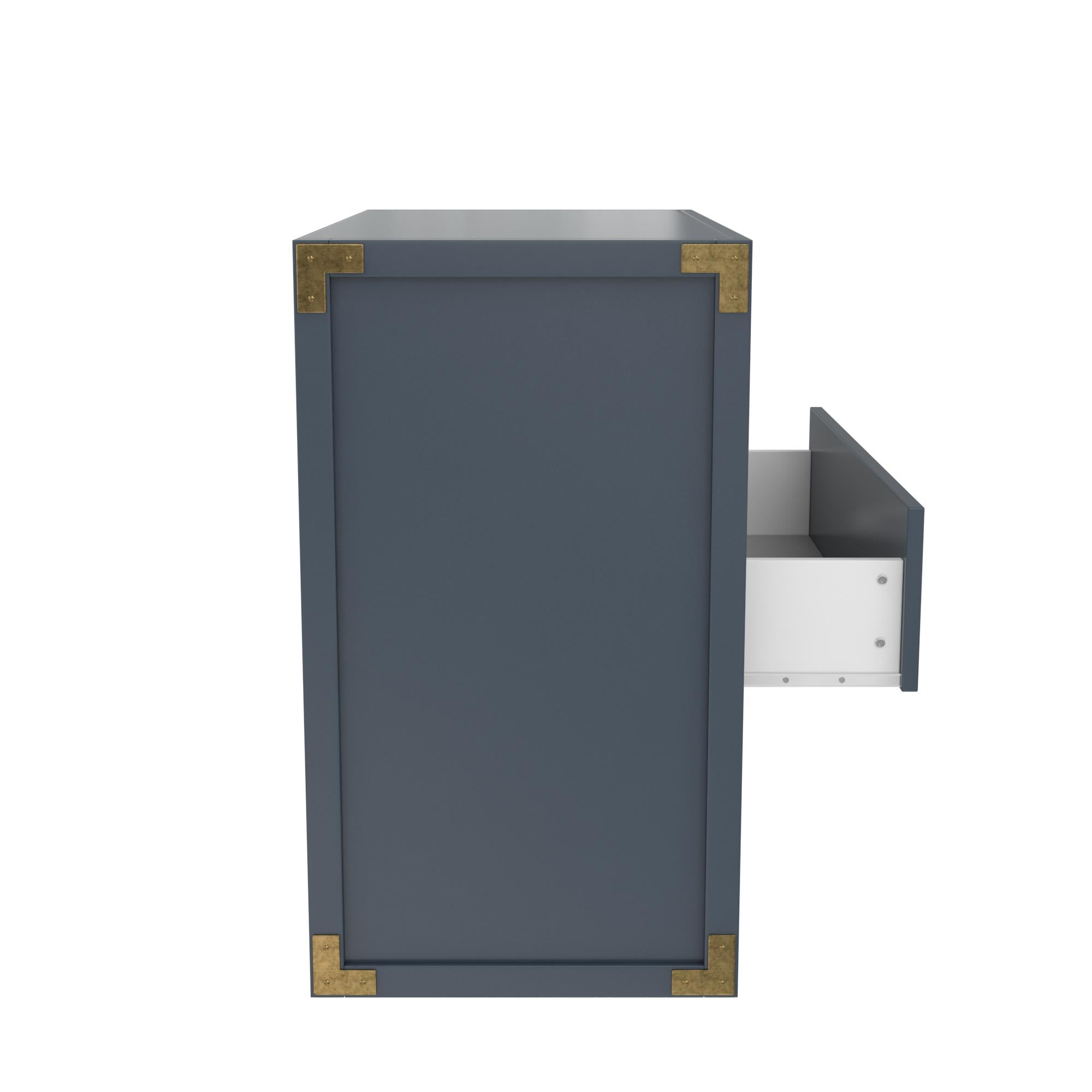 Baby Relax Miles 3-Drawer Dresser, Nursery Storage, Graphite Blue - Image 16