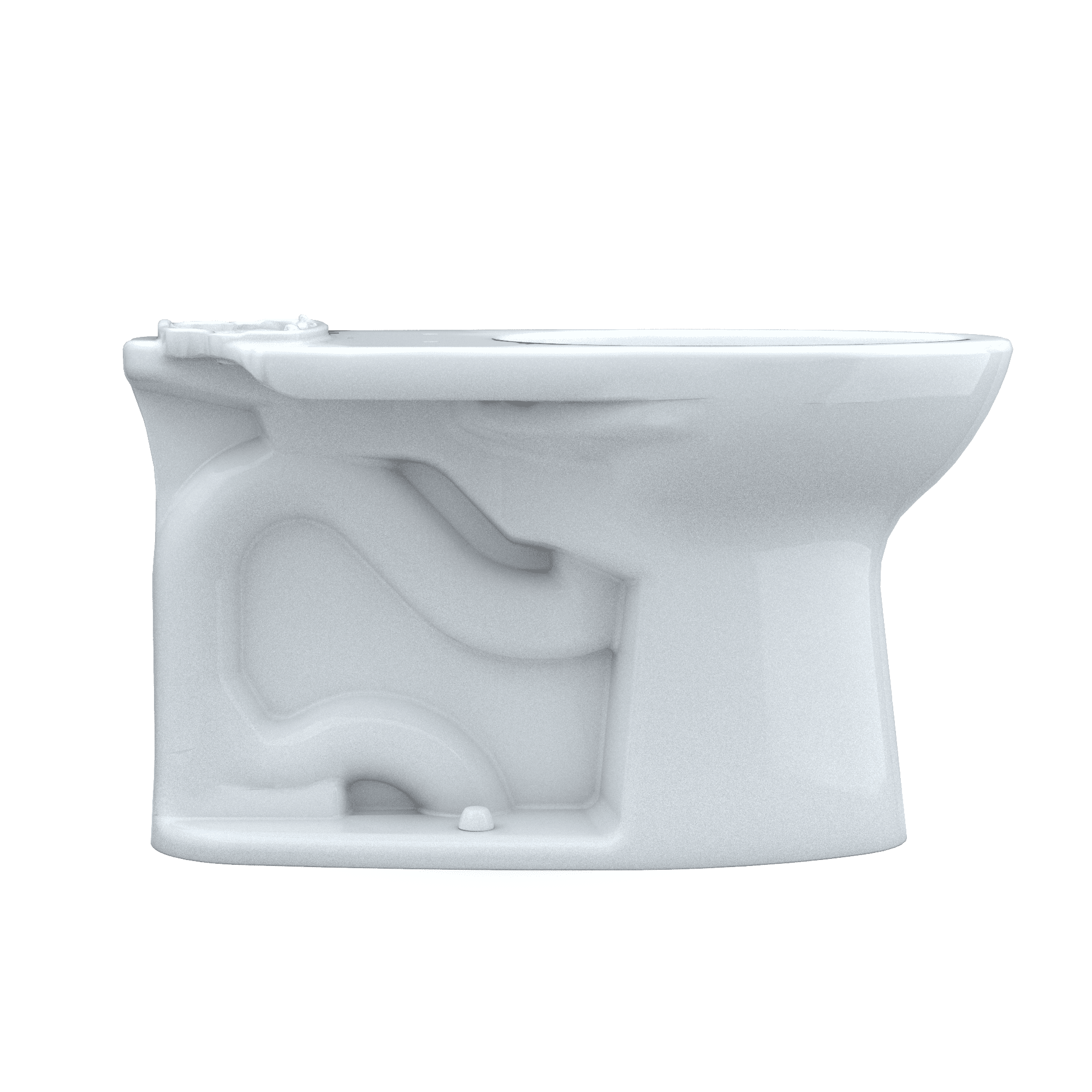 TOTO® Drake® Elongated Universal Height TORNADO FLUSH® Toilet Bowl with CEFIONTECT®, Cotton White - C776CEFG#01 - Image 3