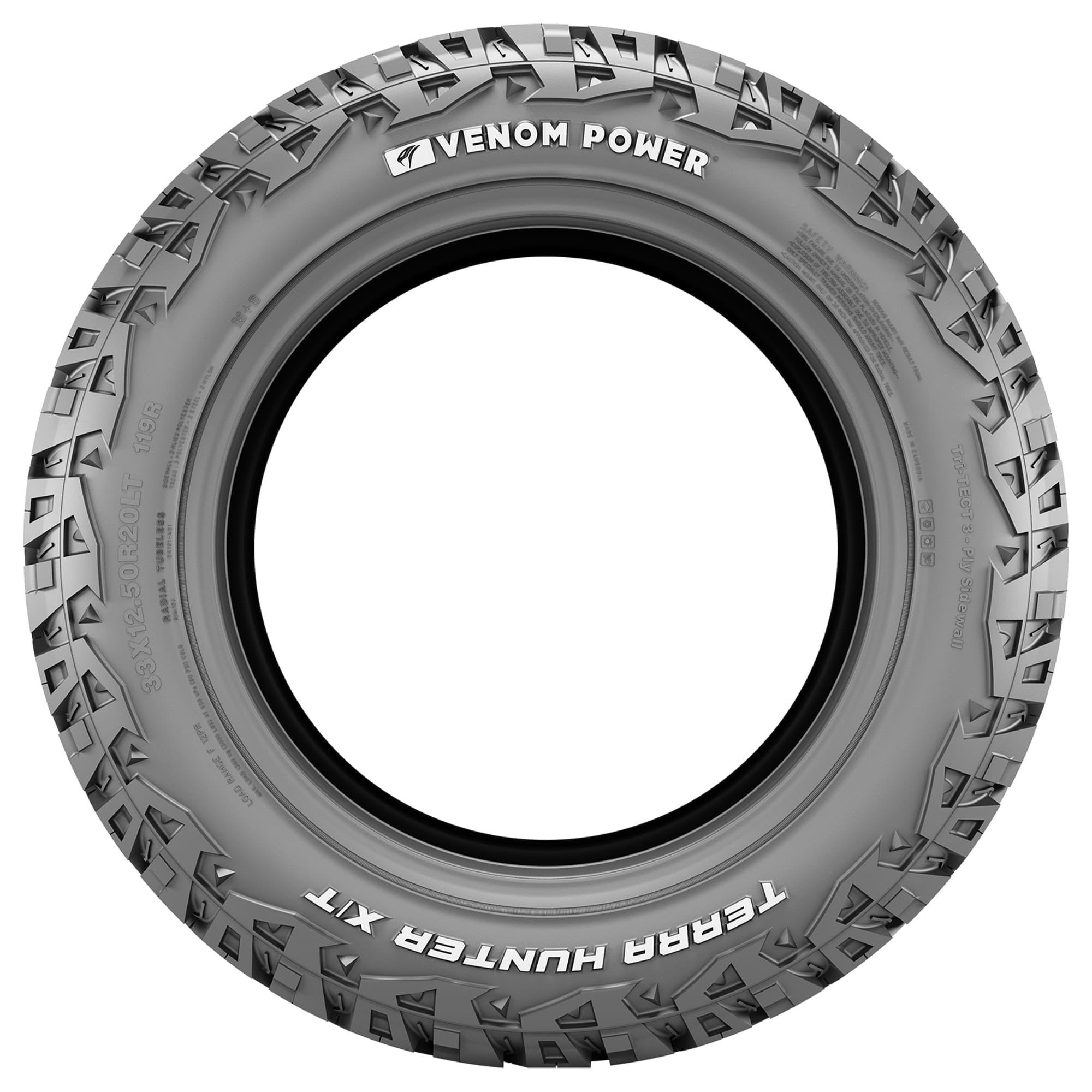 Venom Power Terra Hunter X/T Rugged Terrain LT235/75R15 104/101S C Light Truck Tire - Image 5