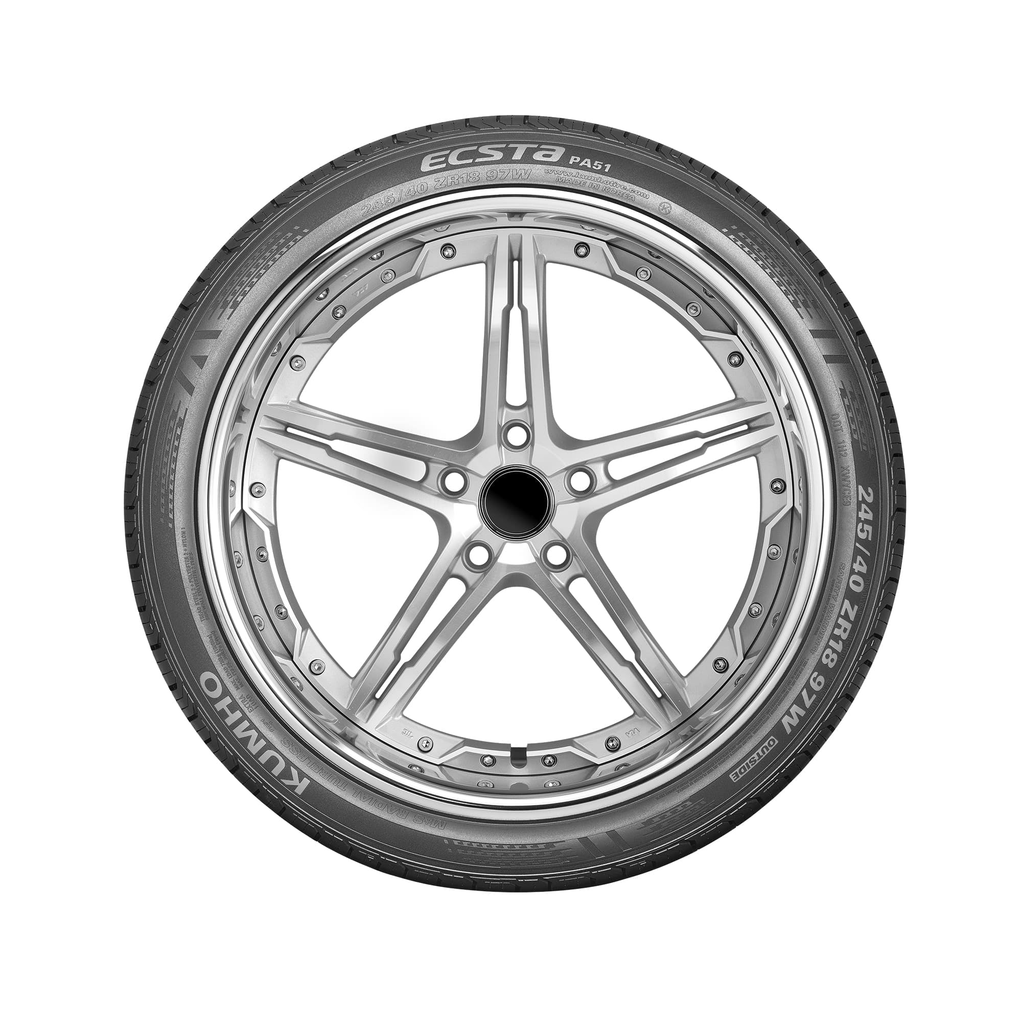 Kumho Ecsta PA51 All Season 245/45ZR20 99W Passenger Tire - Image 3