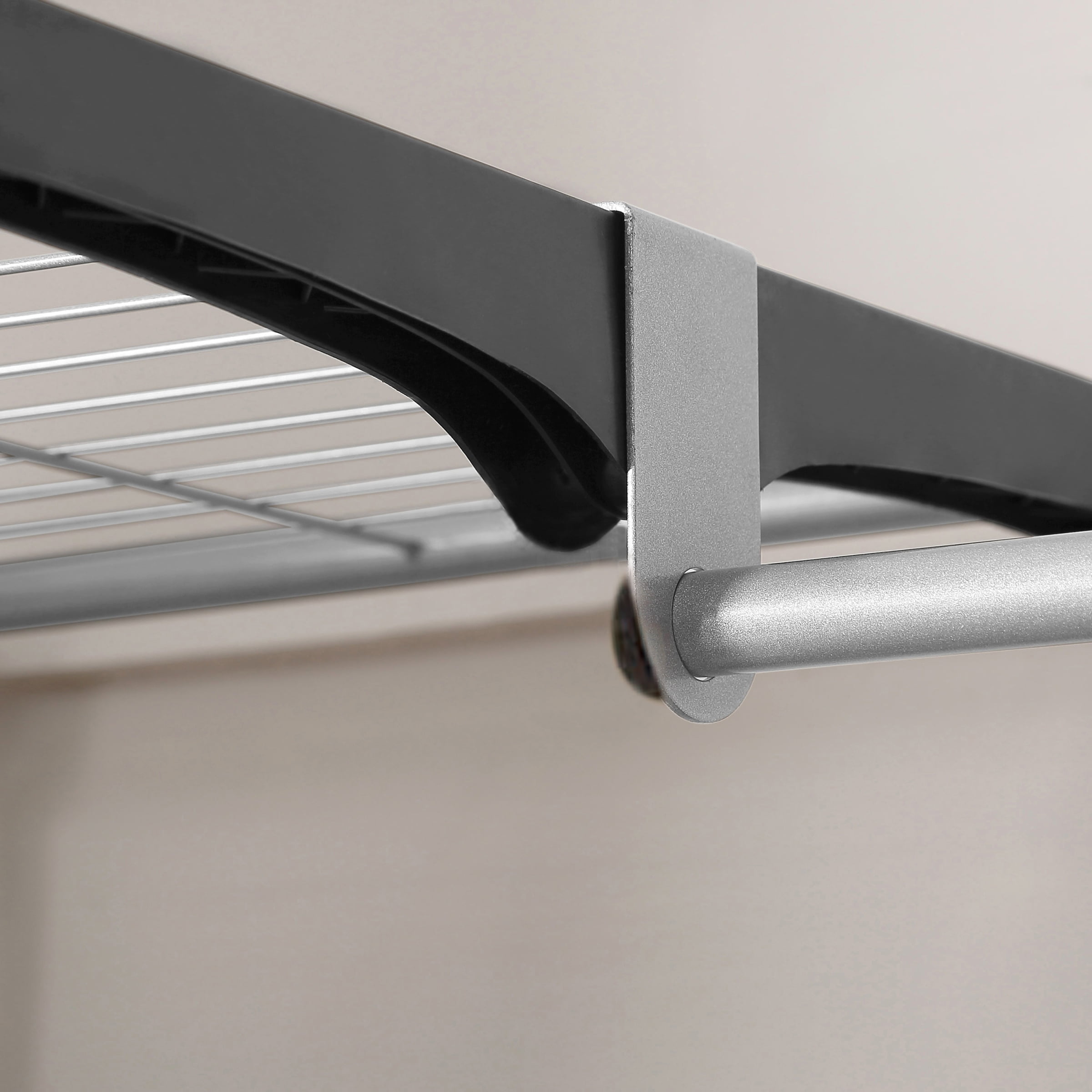 Mainstays Non-Woven Closet Organizer, 2-Tower 9-Shelves, Easy to Assemble, Black - Image 2