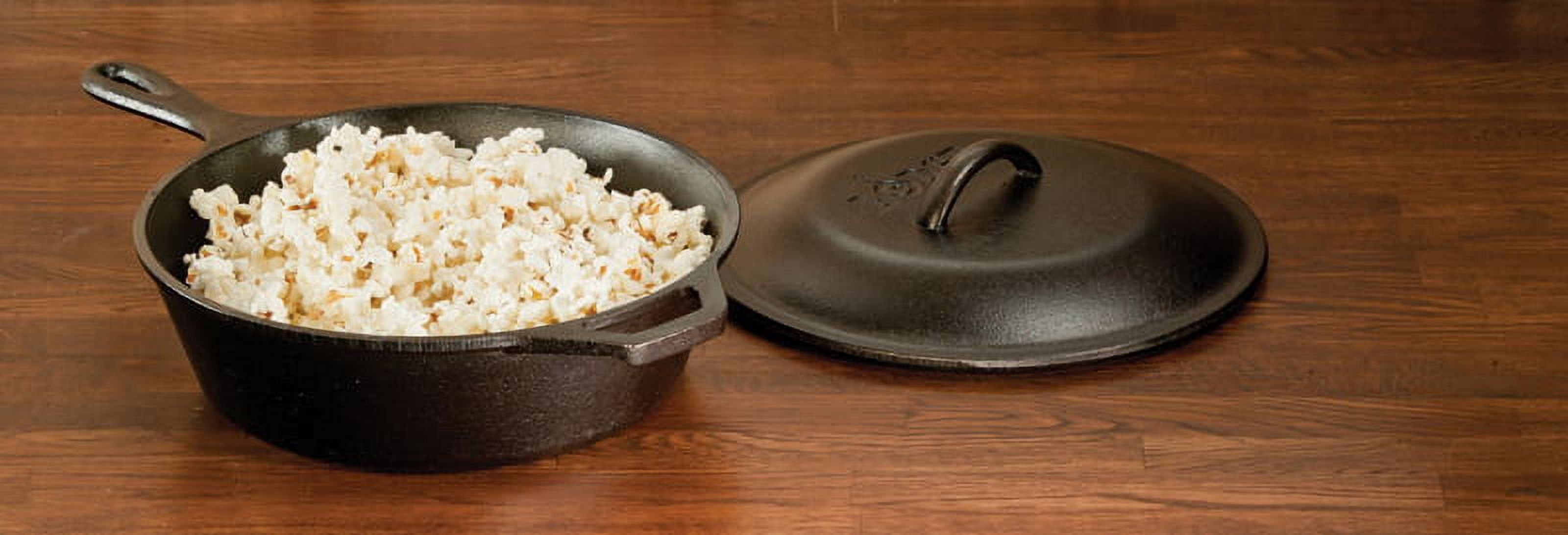 Lodge Cast Iron Logic L8CF3 Chicken Fryer with Cover 10.5" Size 8 - Image 3