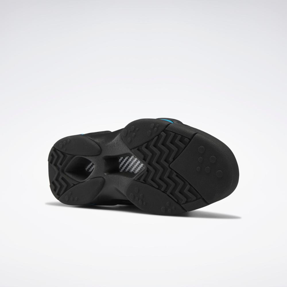 Reebok Footwear Men Shaq Attaq Mens Azur Leather Basketball Sneaker Shoes, Black, 9.5 - Image 4