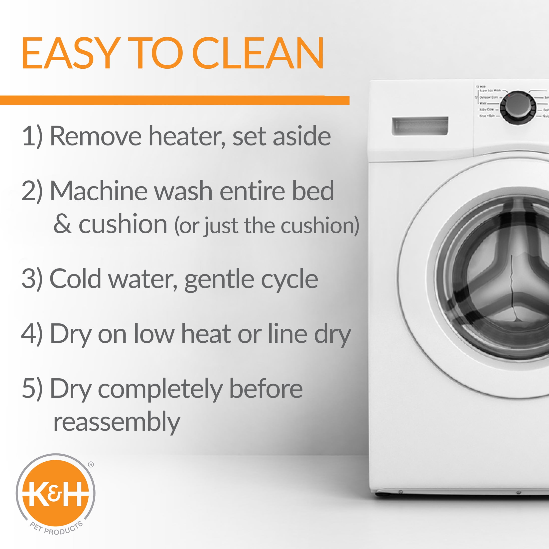 K&H Pet Products Thermo-Pet Nest Heated Cat Bed Gray Small 18 X 15 Inches - Image 7