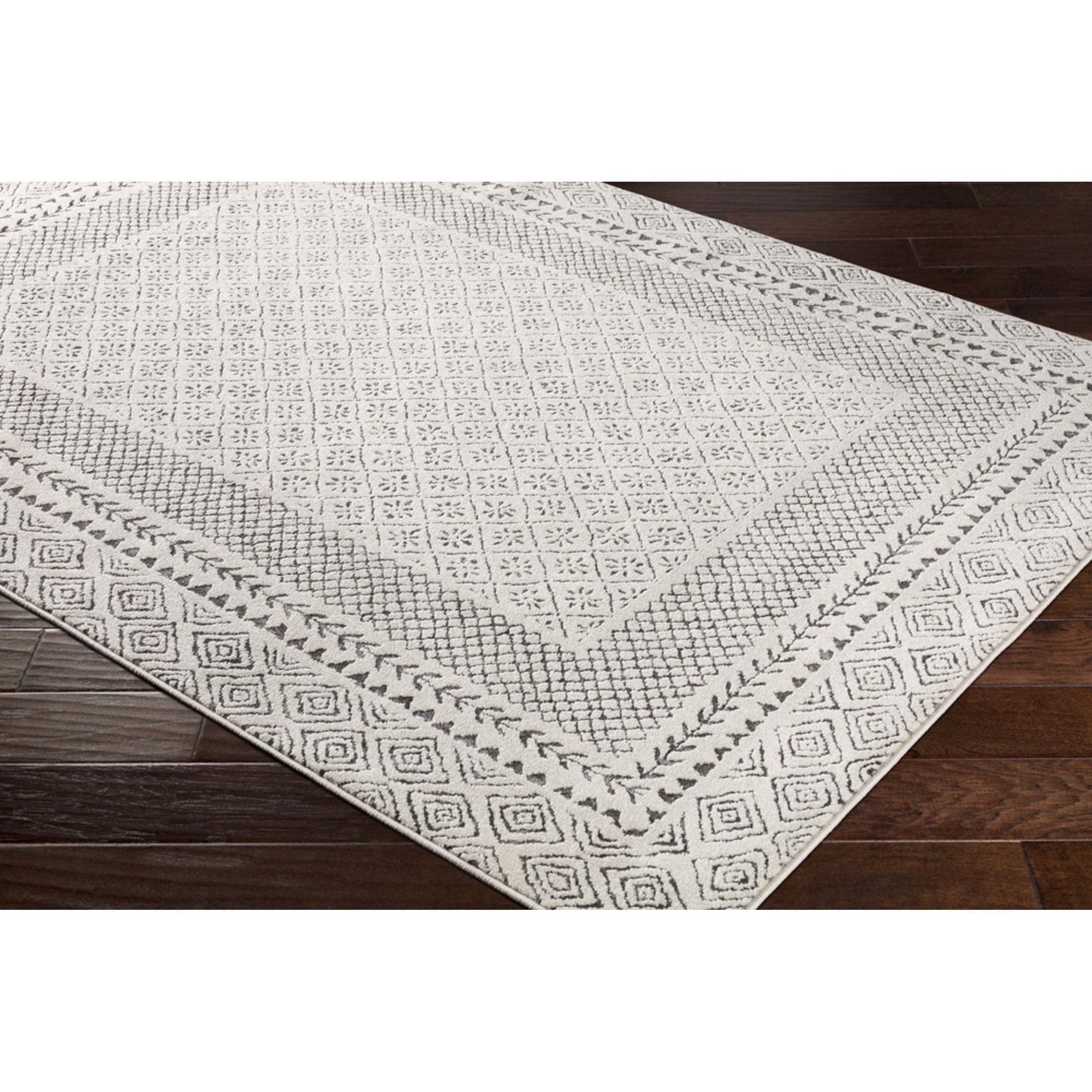 Livabliss Area Rugs for Living Room, 3x12 Bahar Global Gray Runner Rug, Bedroom Dining Room Home Decor Stain Resistant Carpet (2'7" x 12' Runner) - Image 4