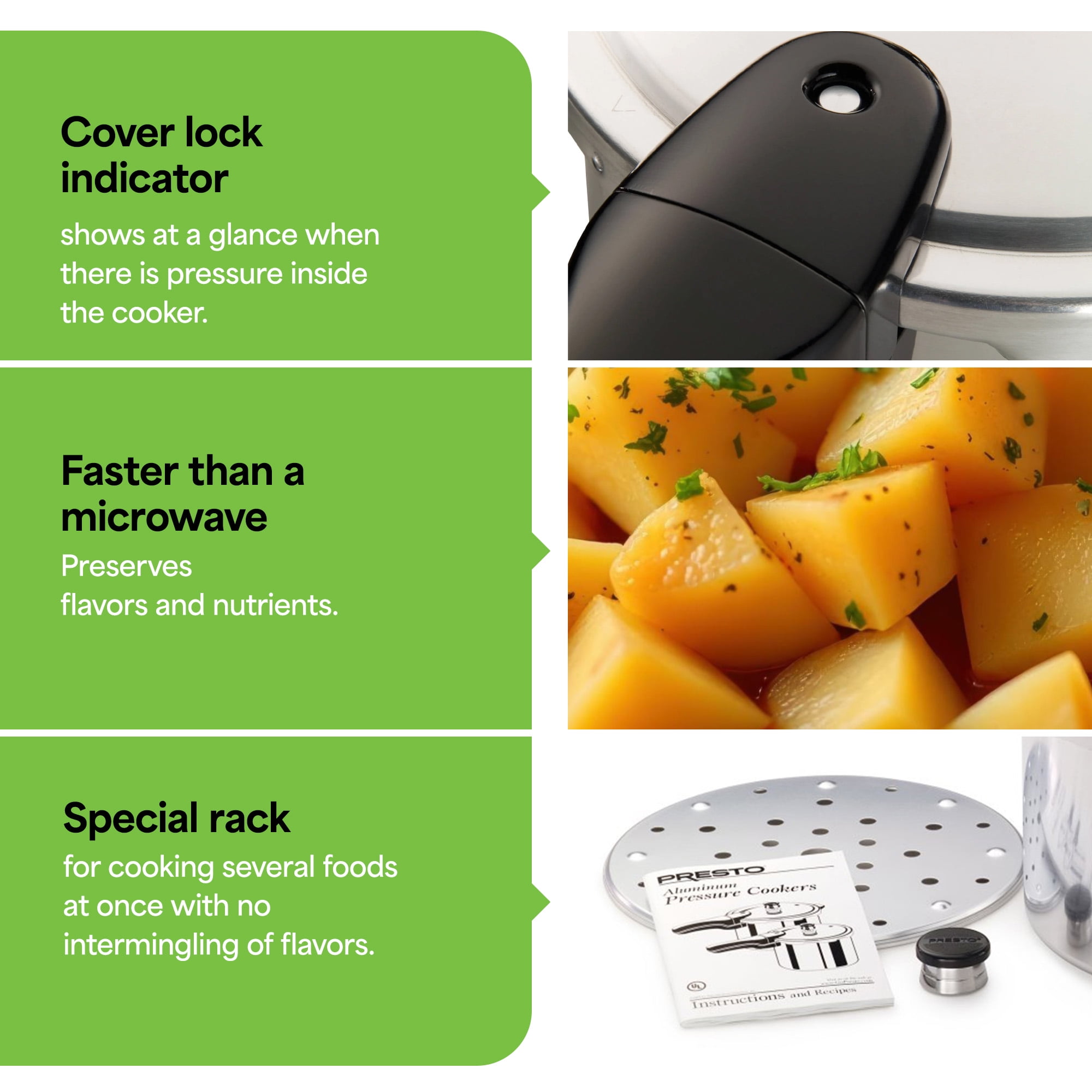 Presto® 8 Qt. Aluminum Pressure Cooker - Image 2