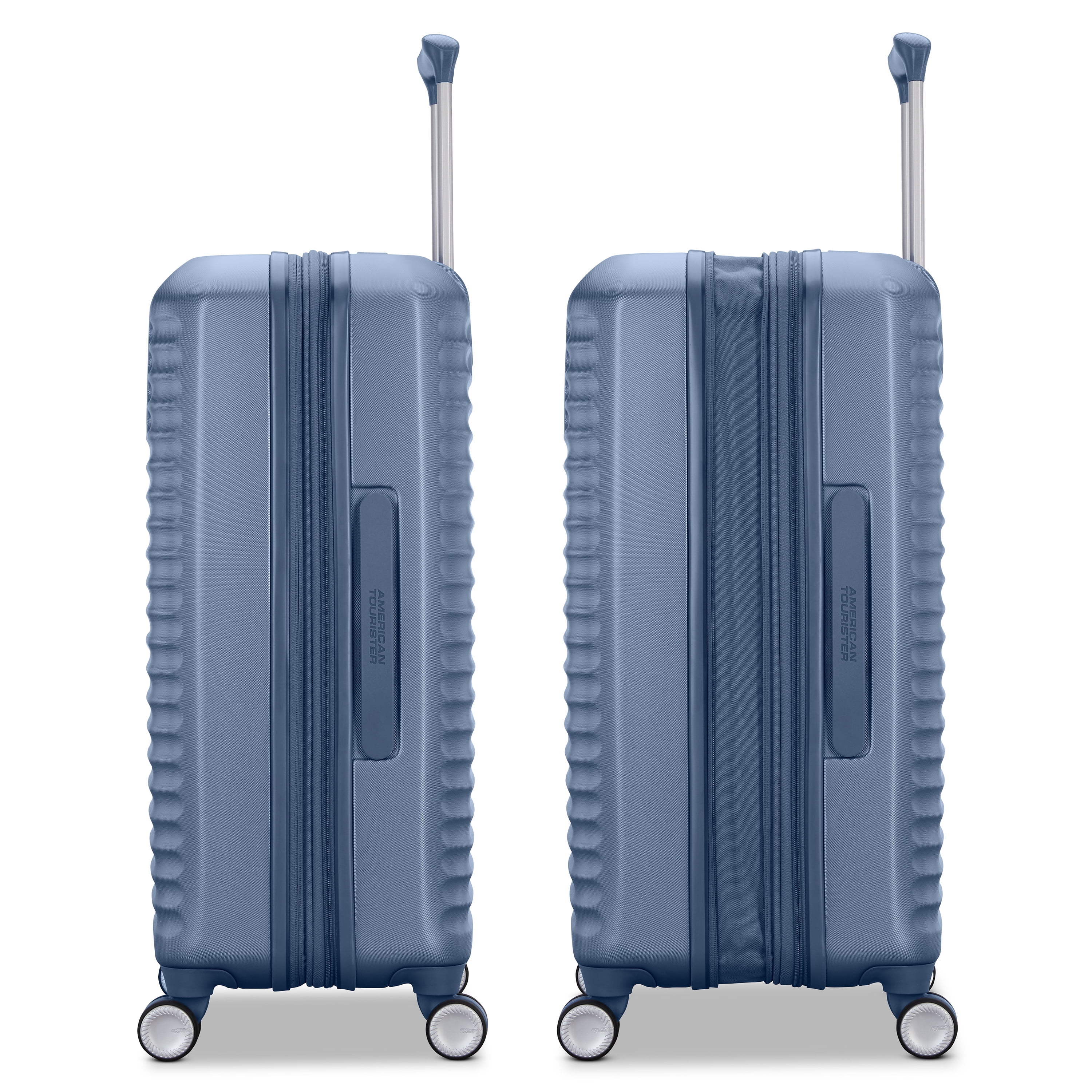 American Tourister Stratum 3.0 Medium Hardside Suitcase with Spinner Wheels - Elemental Blue - Image 12