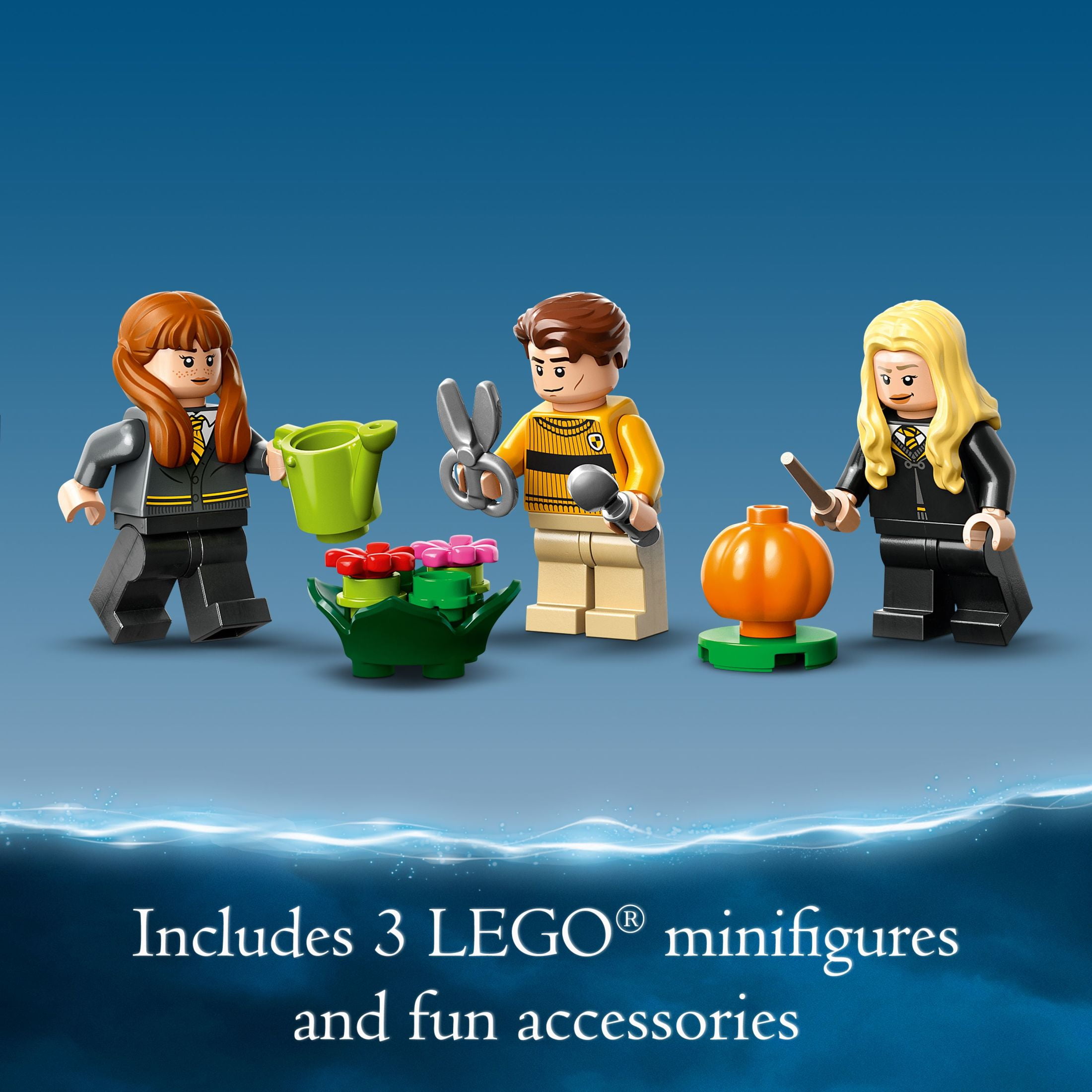 LEGO Harry Potter Hufflepuff House Banner 76412 - Hogwarts Castle Common Room Toy or Wall Decoration, Set with 3 Minifigures and Mandrake, Collectible Travel Toys, Great Gift for Boys, Girls, or Kids - Image 2