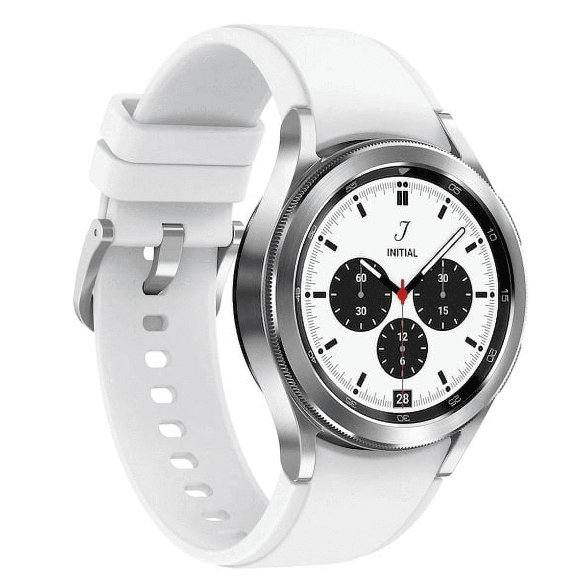 Samsung Galaxy Watch4 Classic Stainless Steel Smart Watch, 42mm, Bluetooth, Silver - Image 2