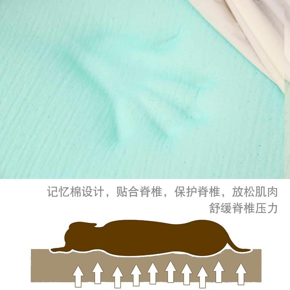 Laifug Orthopedic Memory Foam Dog Bed, Jumbo Size with Waterproof Liner & Washable Cover, Gray - Image 4