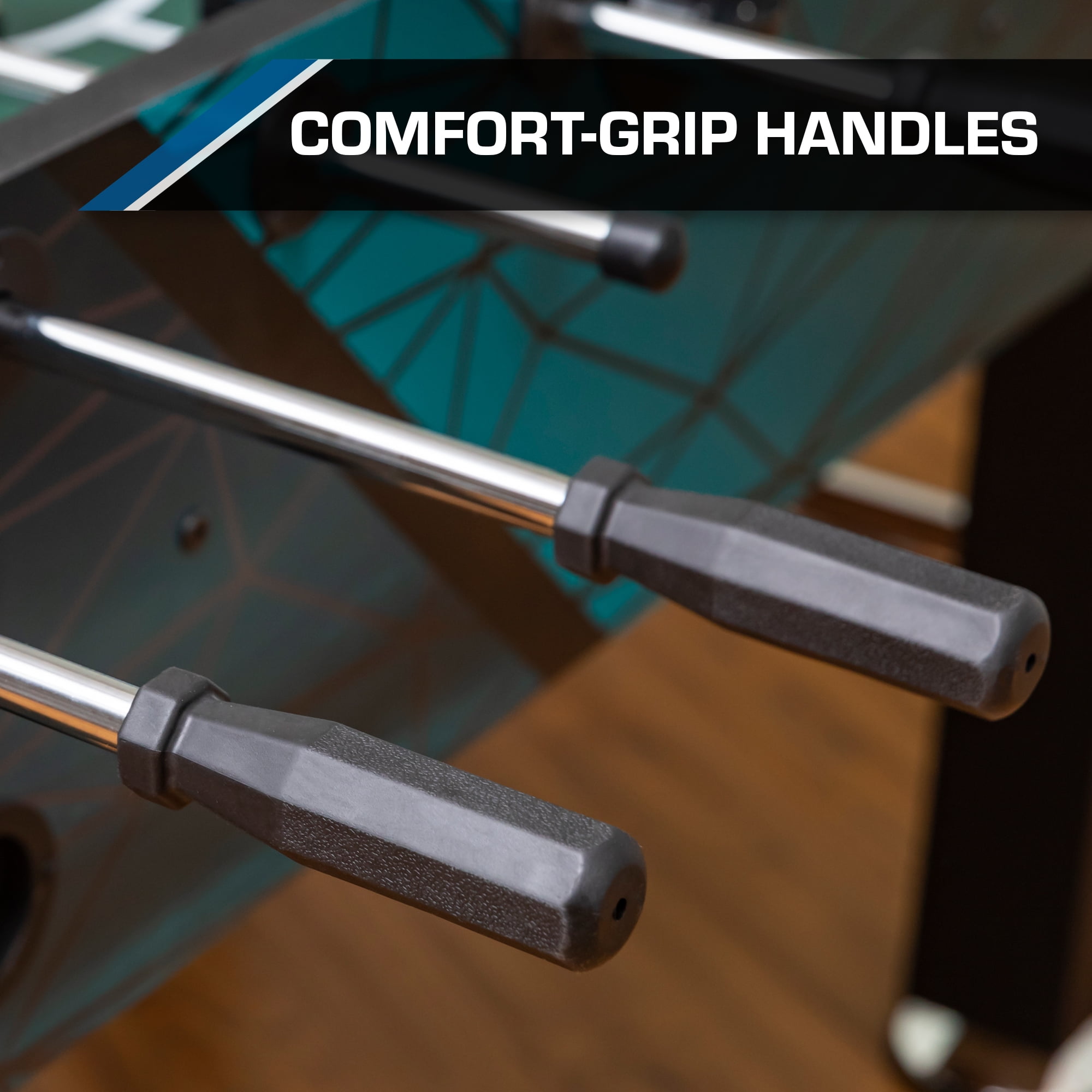 EastPoint Sports Levante 54" Official Size Indoor Foosball Table, Blue - Image 4