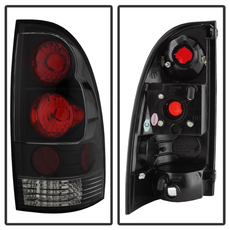 Spyder Toyota Tacoma 05-15 Euro Style Tail Lights (not compatible with factory equipped led tail lights) - Black - Image 5