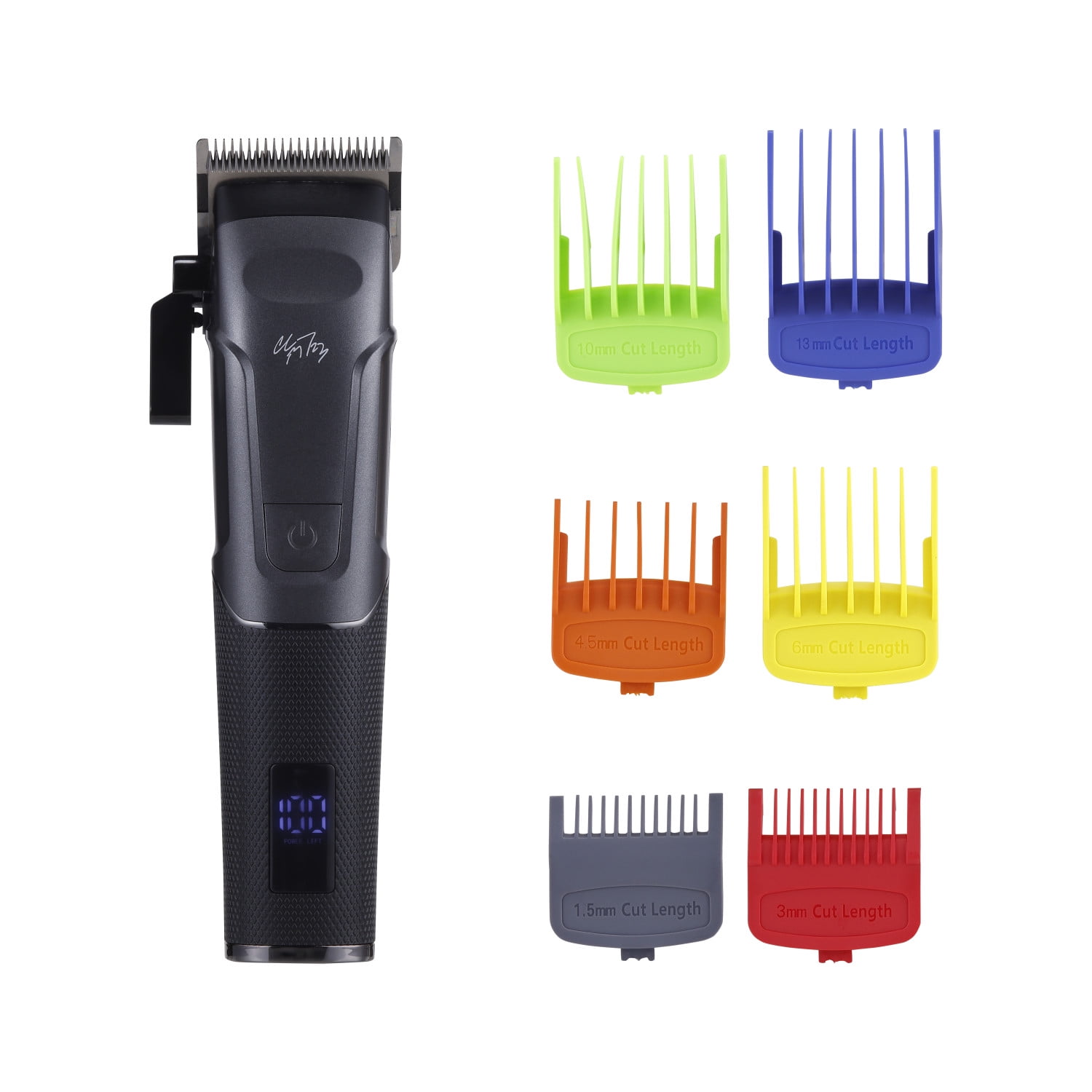 Brookstone Christian McCaffrey Special Edition, 3-in-1 Cordless Rechargeable Pro Shaving Kit Includes Men's Electric Shaver, Trimmer, and Clipper - Image 9