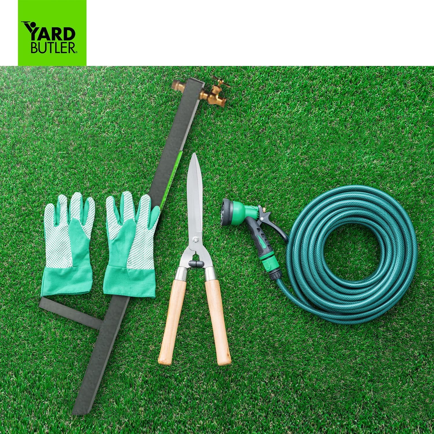 Yard Butler Hose Bib Extender outdoor faucet extender and remote spigot puts your garden hose where you want it - IHBE-6 - Image 5
