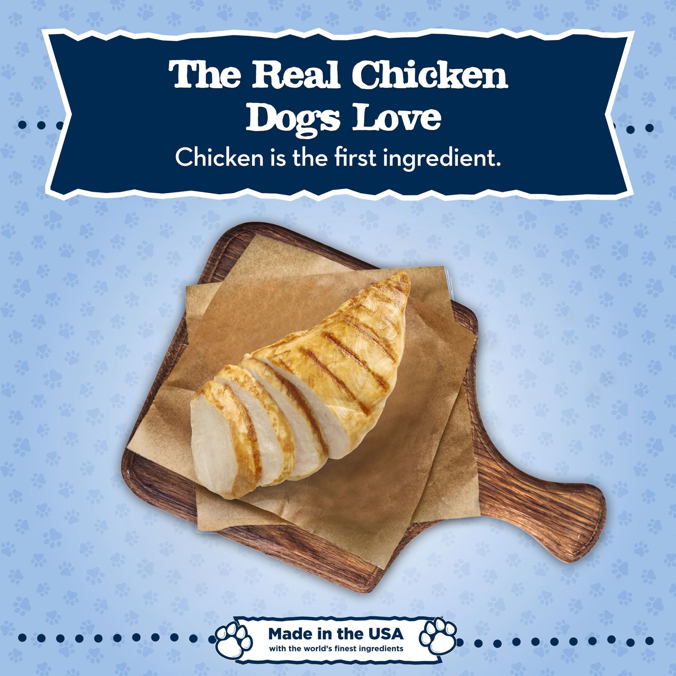 Blue Buffalo Baby BLUE Large Breed Puppy Dry Dog Food, Chicken & Brown Rice, 24-lb. Bag - Image 4