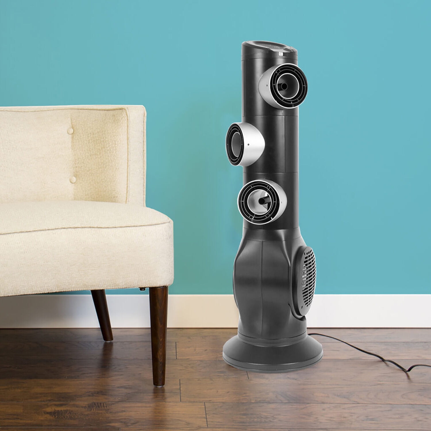 Lifesmart New 16.1 in Length Texas Tornado 3 High-Velocity Tower Fan - Image 3