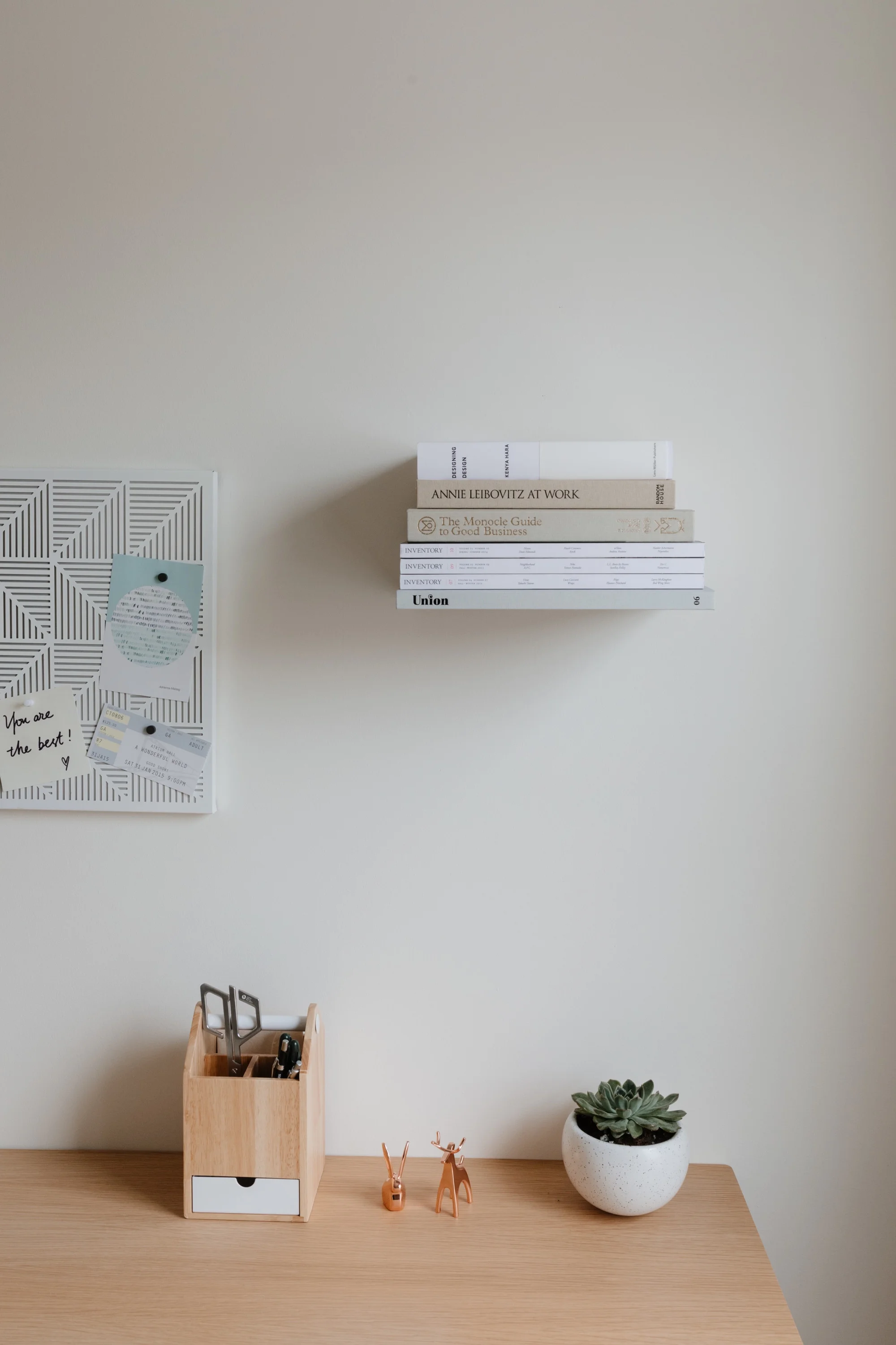 Umbra Conceal Large Floating Metal Wall Shelves, Set of 3 Silver - Image 2