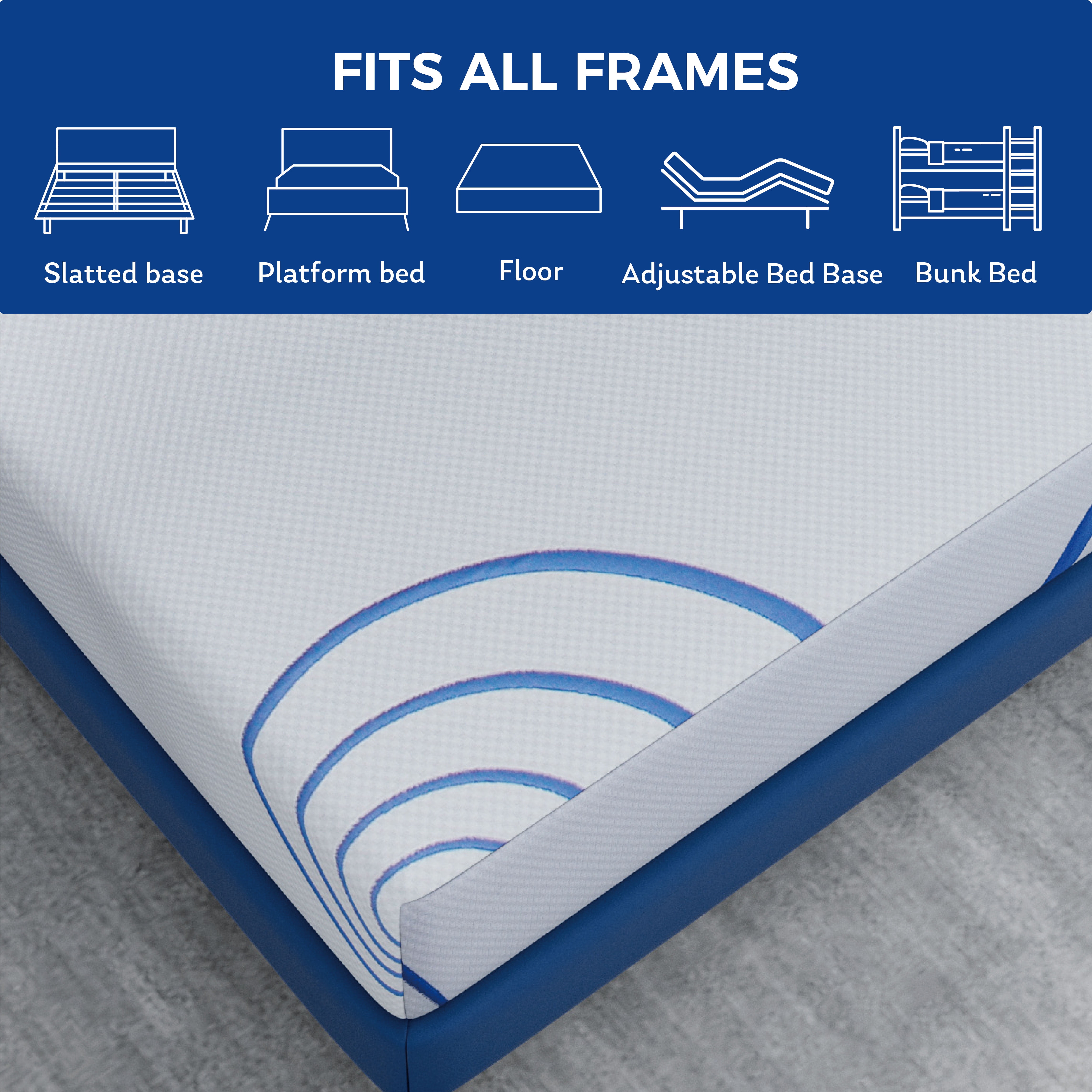 EGOHOME Charcoal 8" Gel Memory Foam Mattress,Queen Mattress in a Box,Medium - Image 7