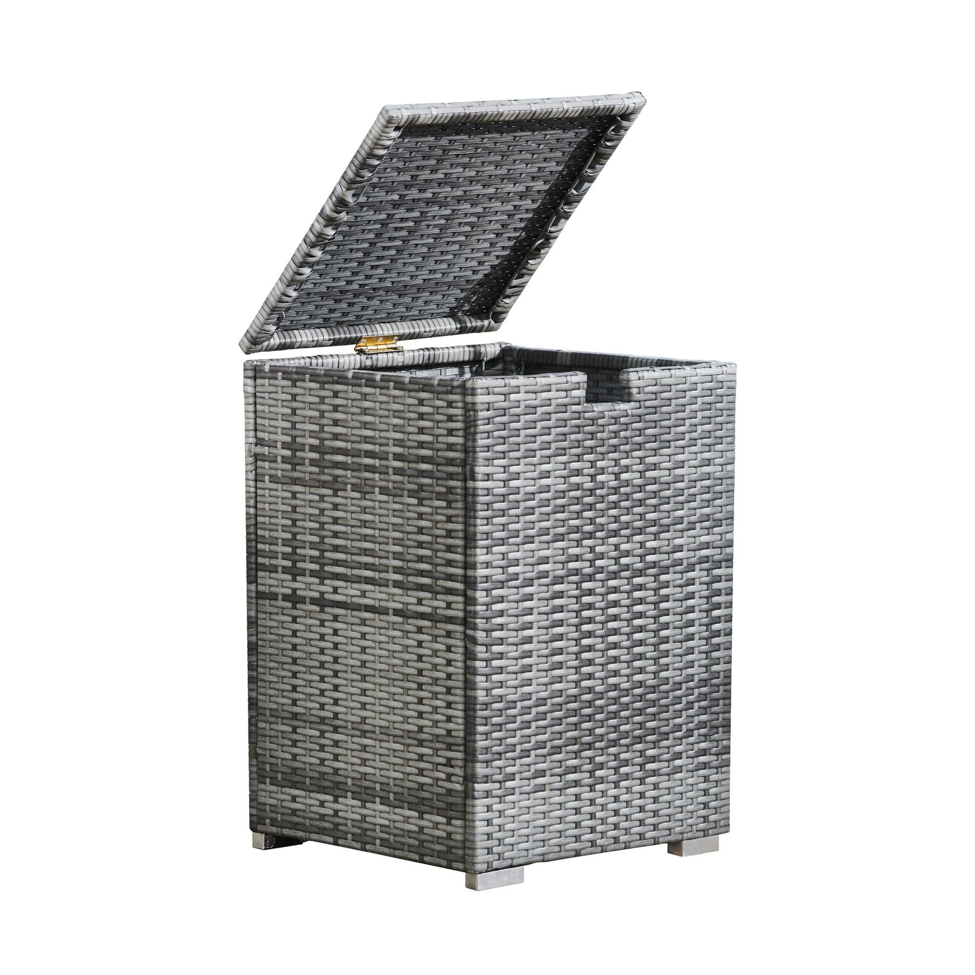 Teamson Home Outdoor Propane Tank Cover Table, Gray - Image 4