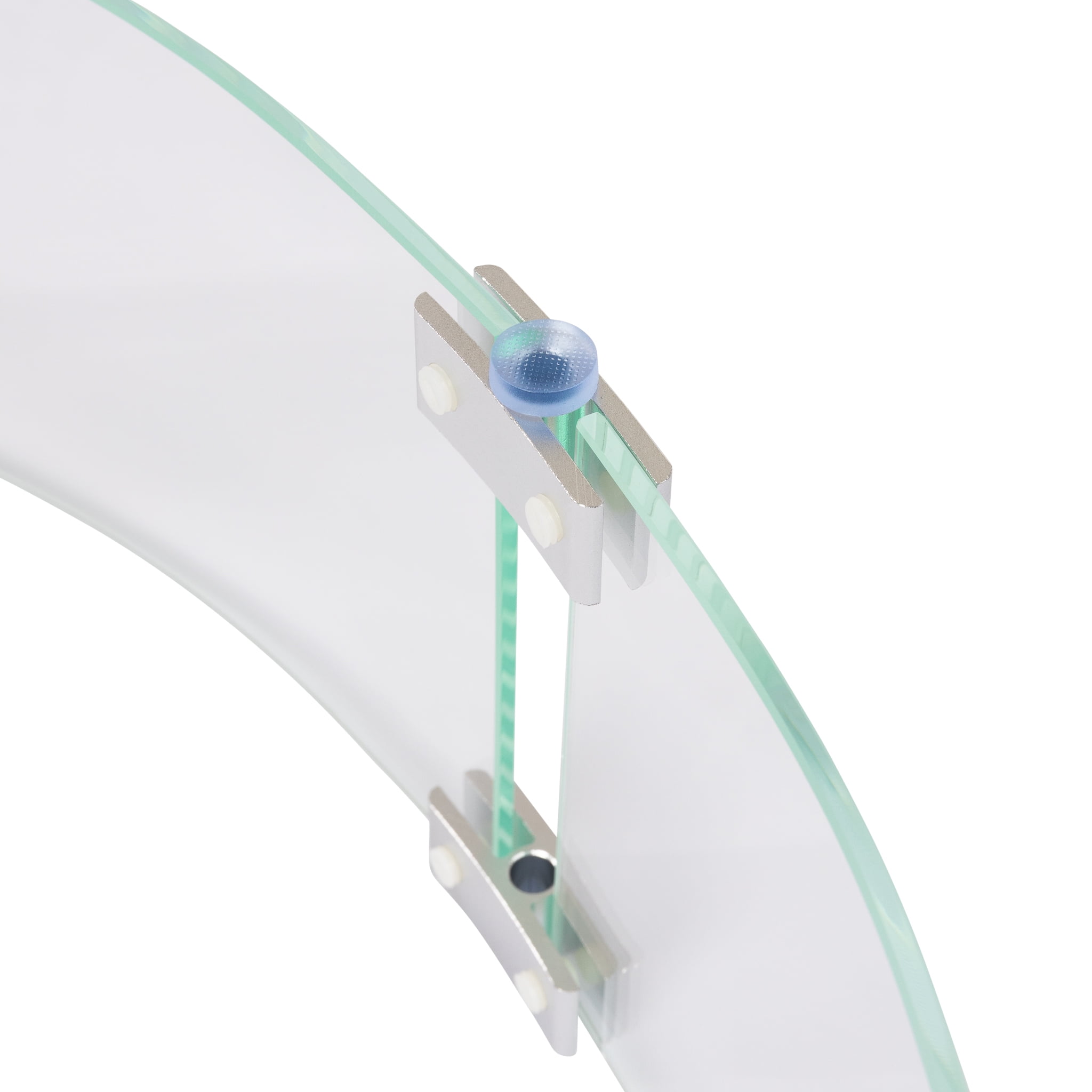 Fire Sense Tempered Glass Wind Guard for Round LPG Fire Pits - Image 2