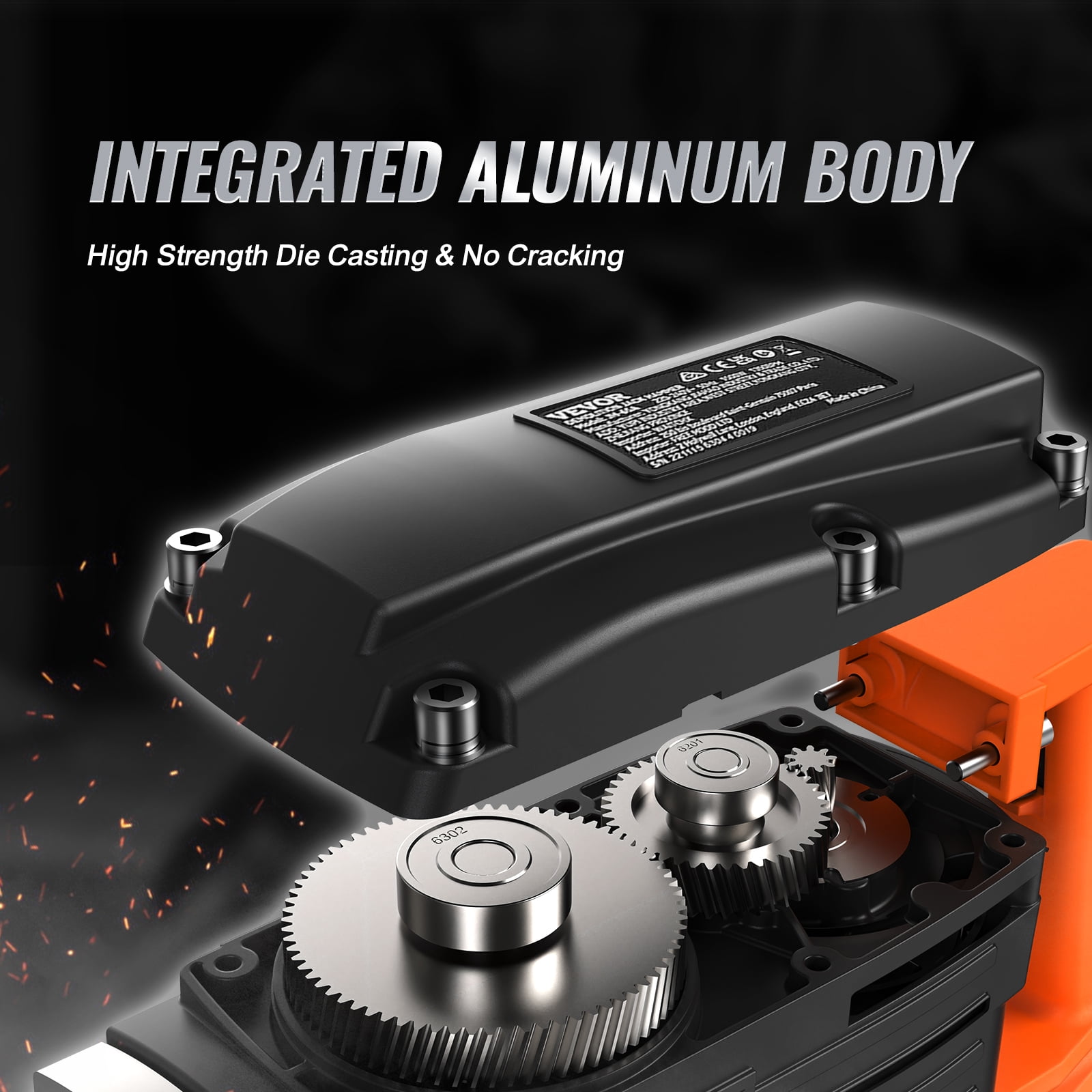 BENTISM Demolition Jack Hammer Concrete Breaker 2200W Electric Hammer 4 Chisel Bits - Image 4