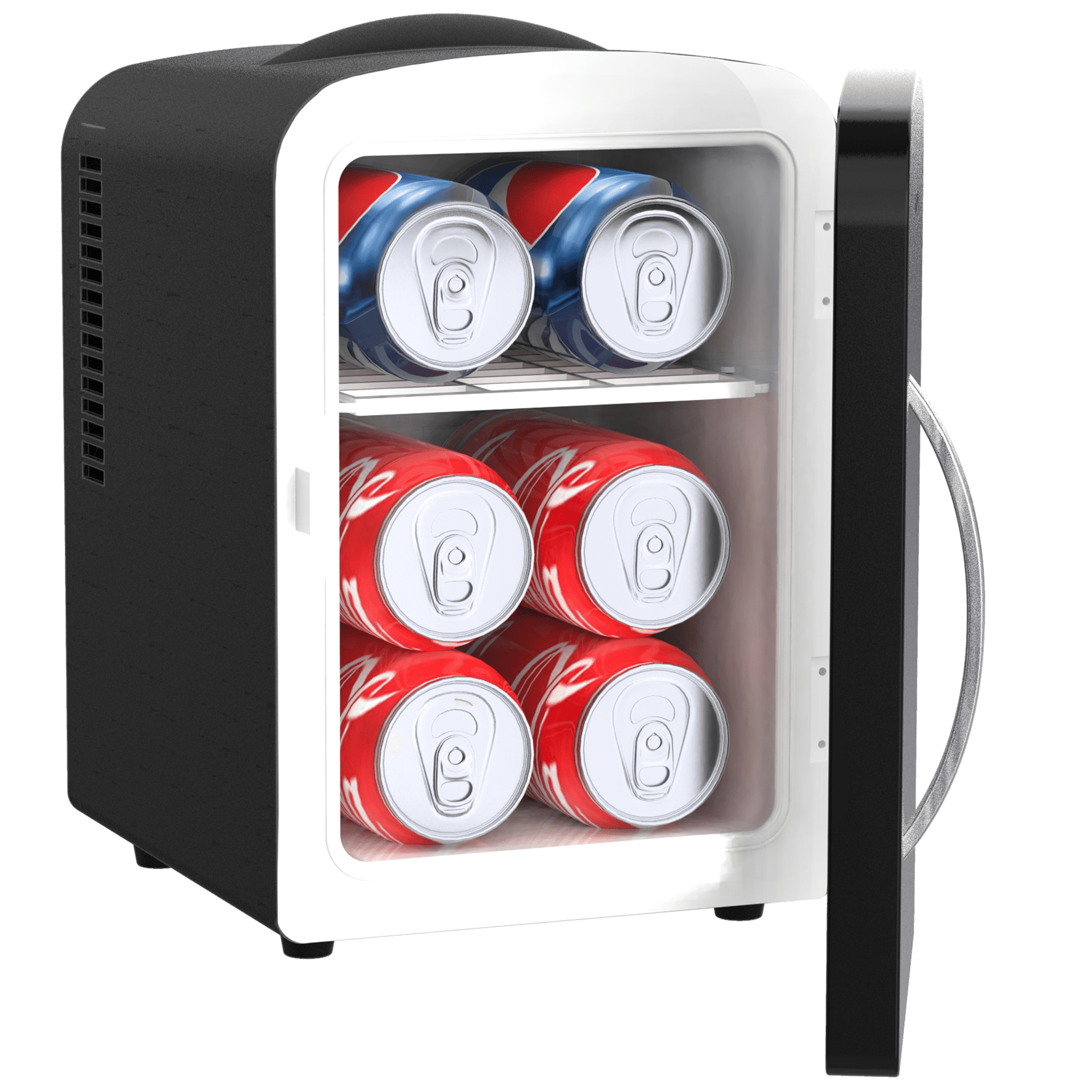 Honeywell 4 Liter Personal Fridge Cools Or Heats & Provides Compact Storage For Skincare, Snacks, Or 6 12oz Cans - Image 4