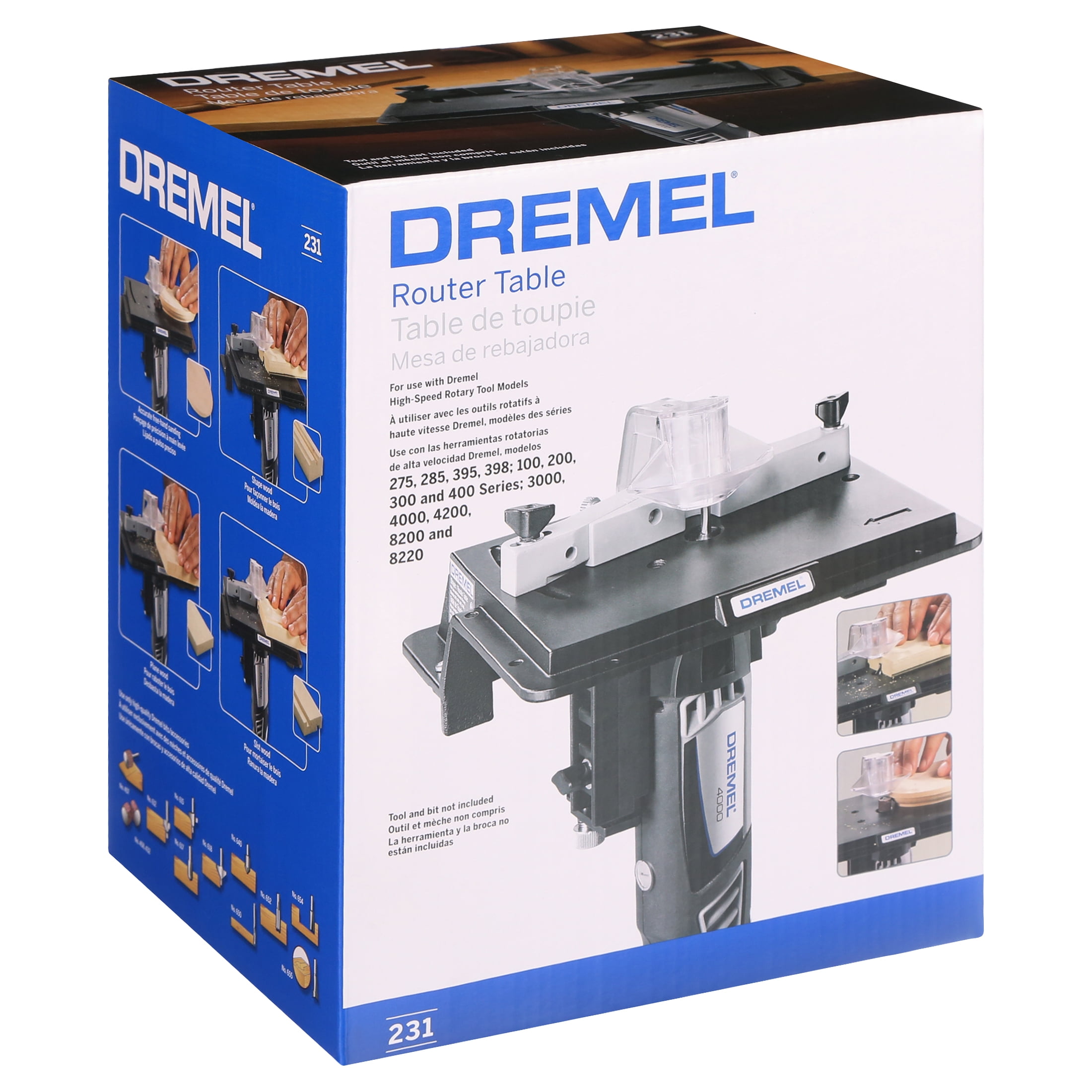Dremel 231 Rotary Tool Shaper/Router Table to Sand, Edge, Groove, and Slot Wood - Image 6