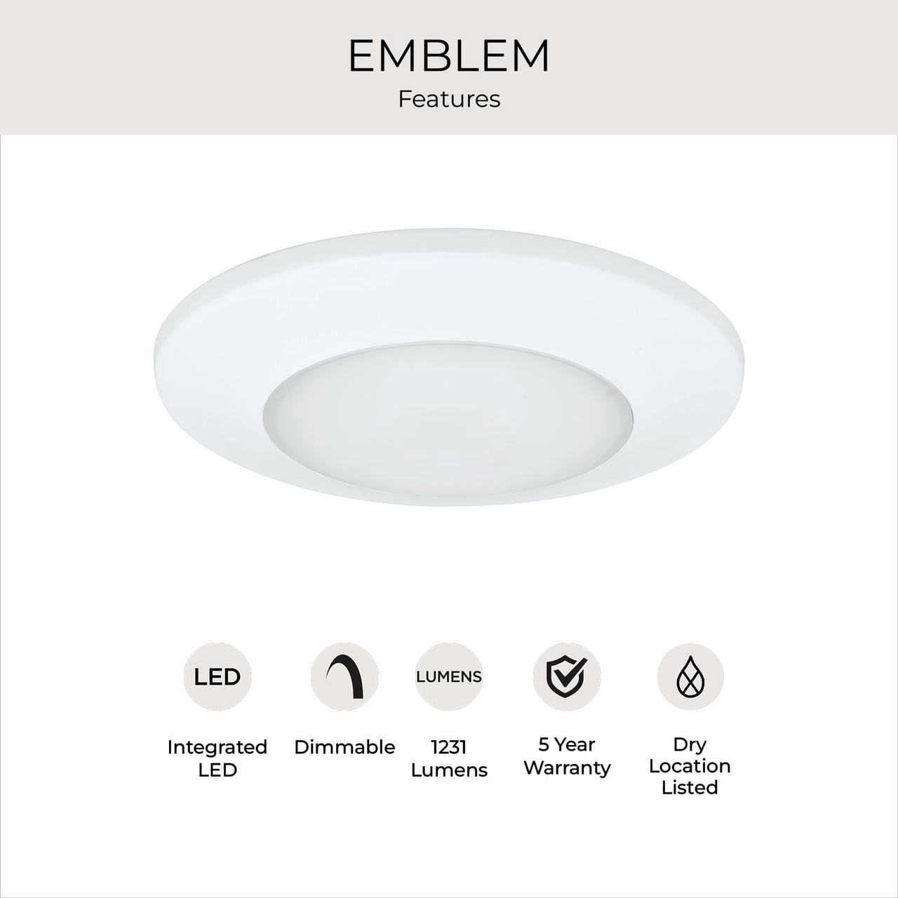 7-1/4" Round LED Surface Mount - Image 3