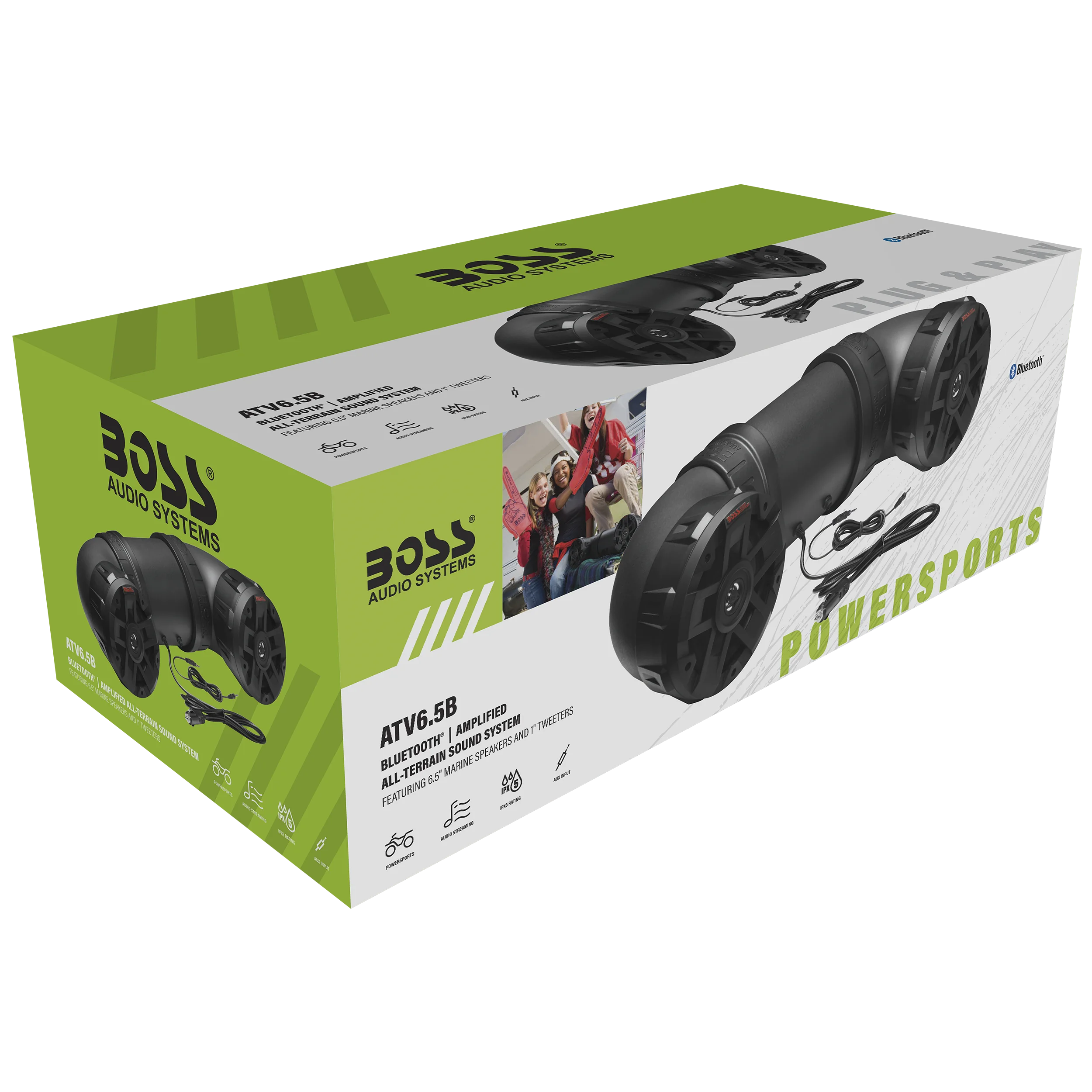 BOSS Audio Systems ATV6.5B ATV Bluetooth Sound System, Amplified 6.5” Speakers - Image 2