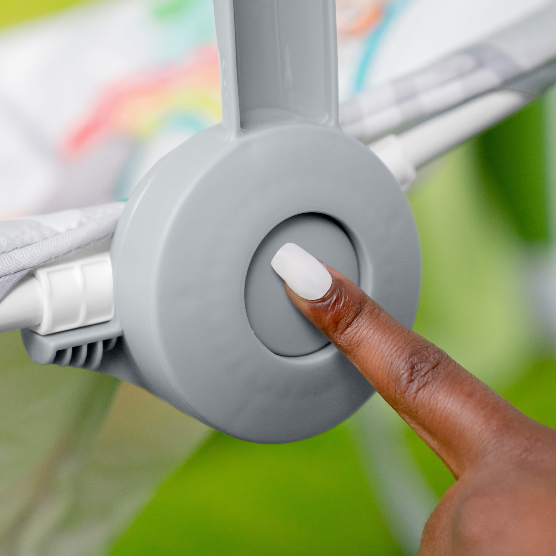 Bright Starts Playful Paradise Portable Compact Baby Swing with Toys, Unisex, Newborn + - Image 7