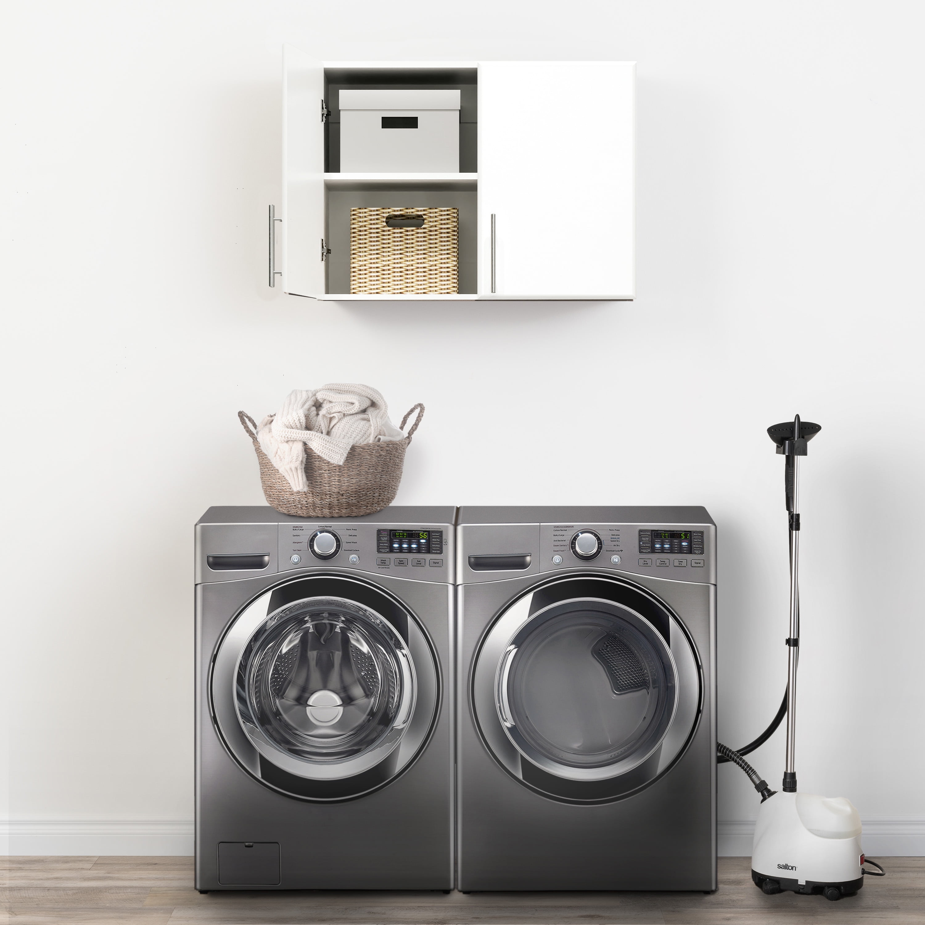 Prepac Elite 32 in. W x 24 in. H x 16 in. D Stackable Wall Cabinet, White - Image 9