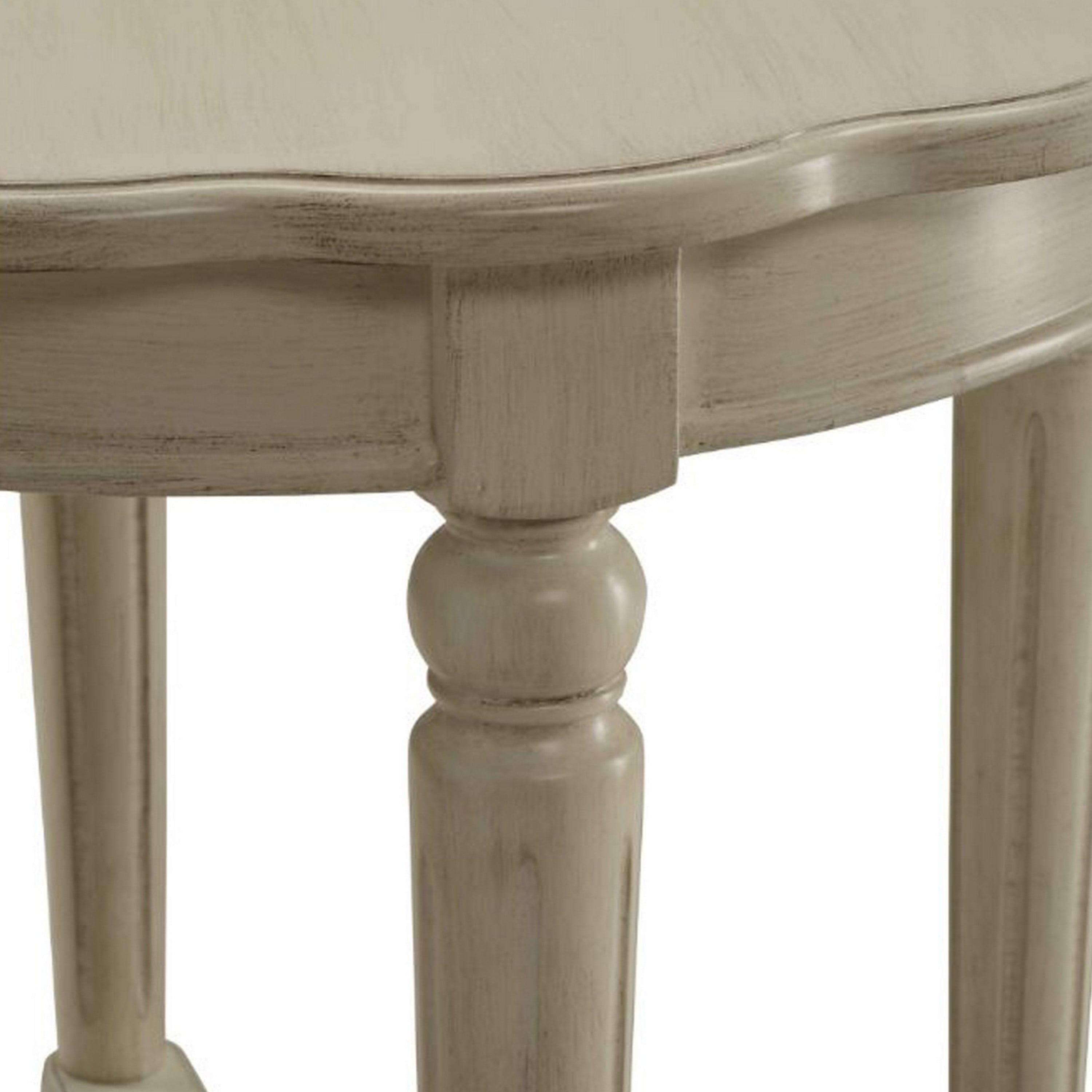 ACME Fordon End Table in Antique White - Image 4