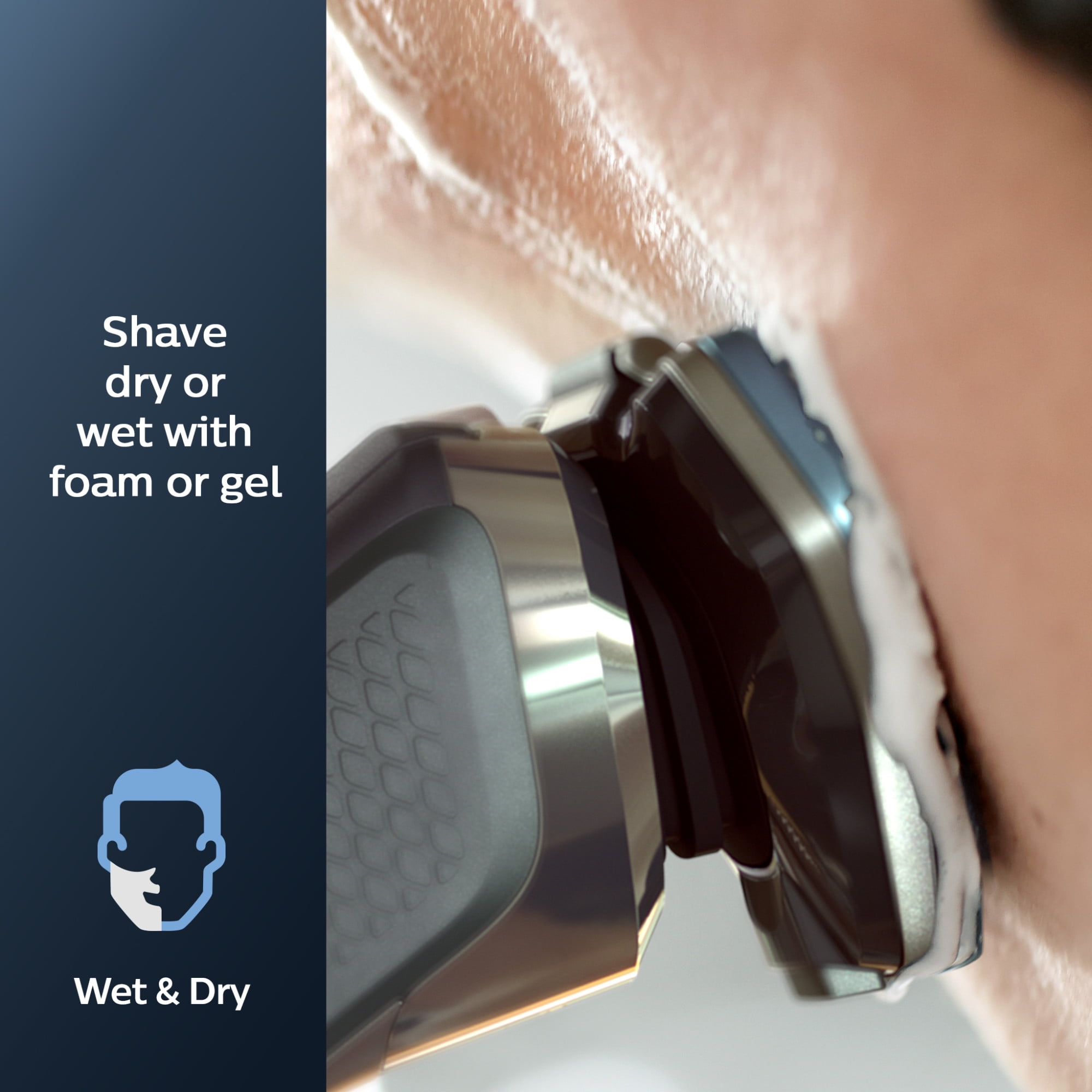 Philips Norelco Shaver 7100, Rechargeable Wet & Dry Electric Shaver with Senseiq Technology and Pop-Up Trimmer S7788/82 - Image 6