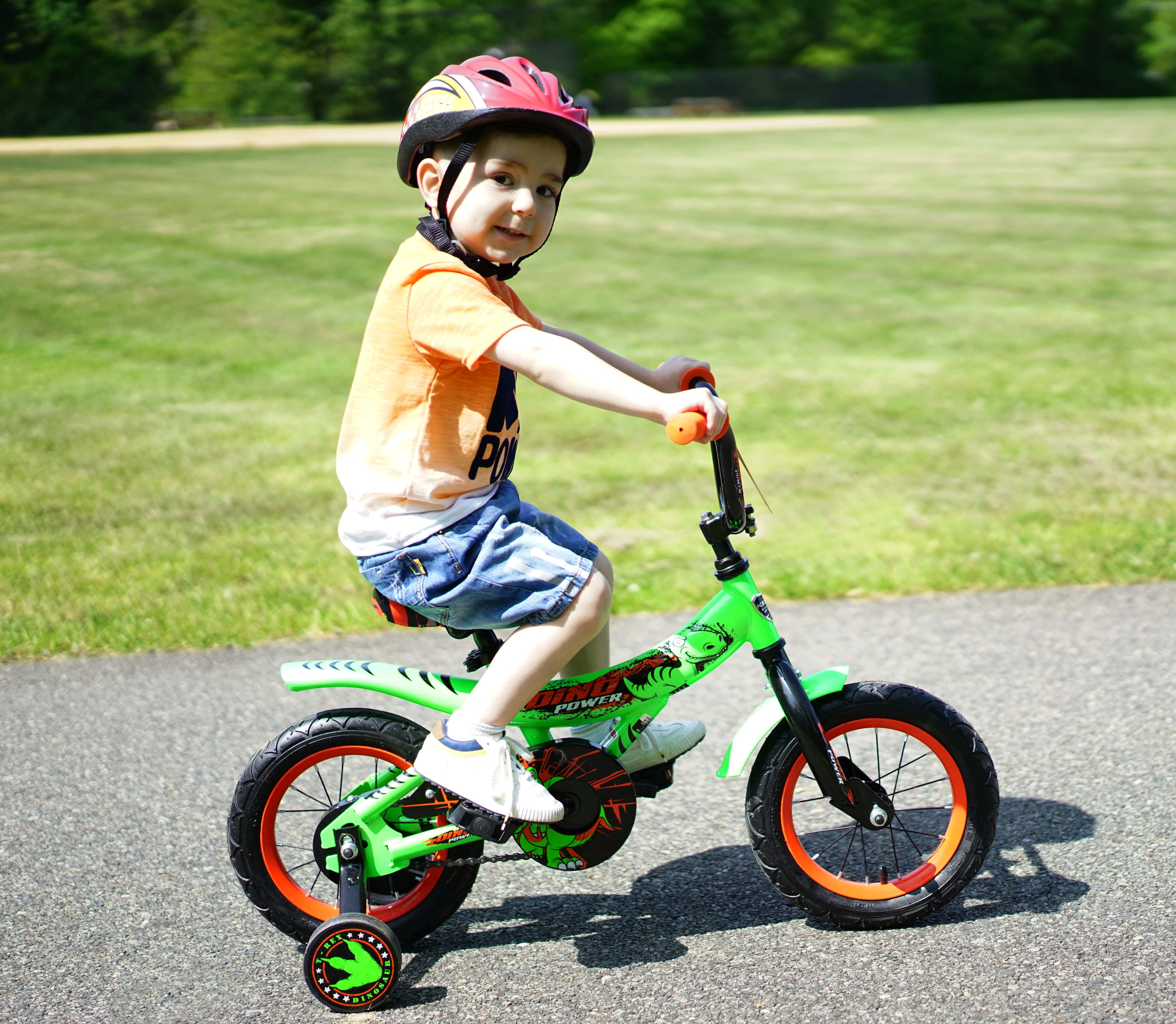 12" Kent Dino Power Training Wheel Bicycle, Fits Rider 2' - 3'2", Green, Toddler/Child, Unisex - Image 6