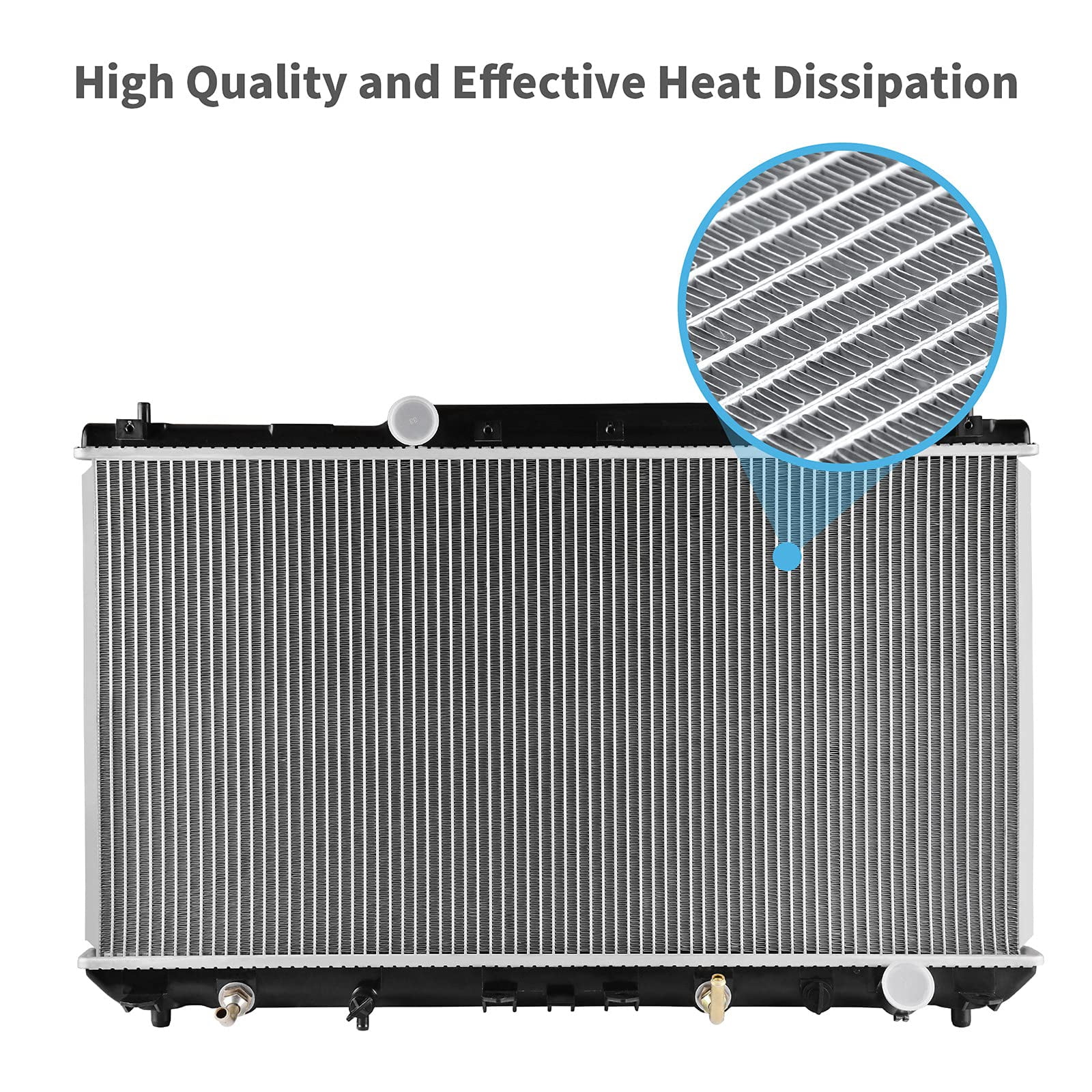 Ledkingdomus Radiator Compatible with 1997-2001 Toyota Camry 2.2l L4 1999 2000 2001 Solara 2.2L L4 4Cyl - Image 3