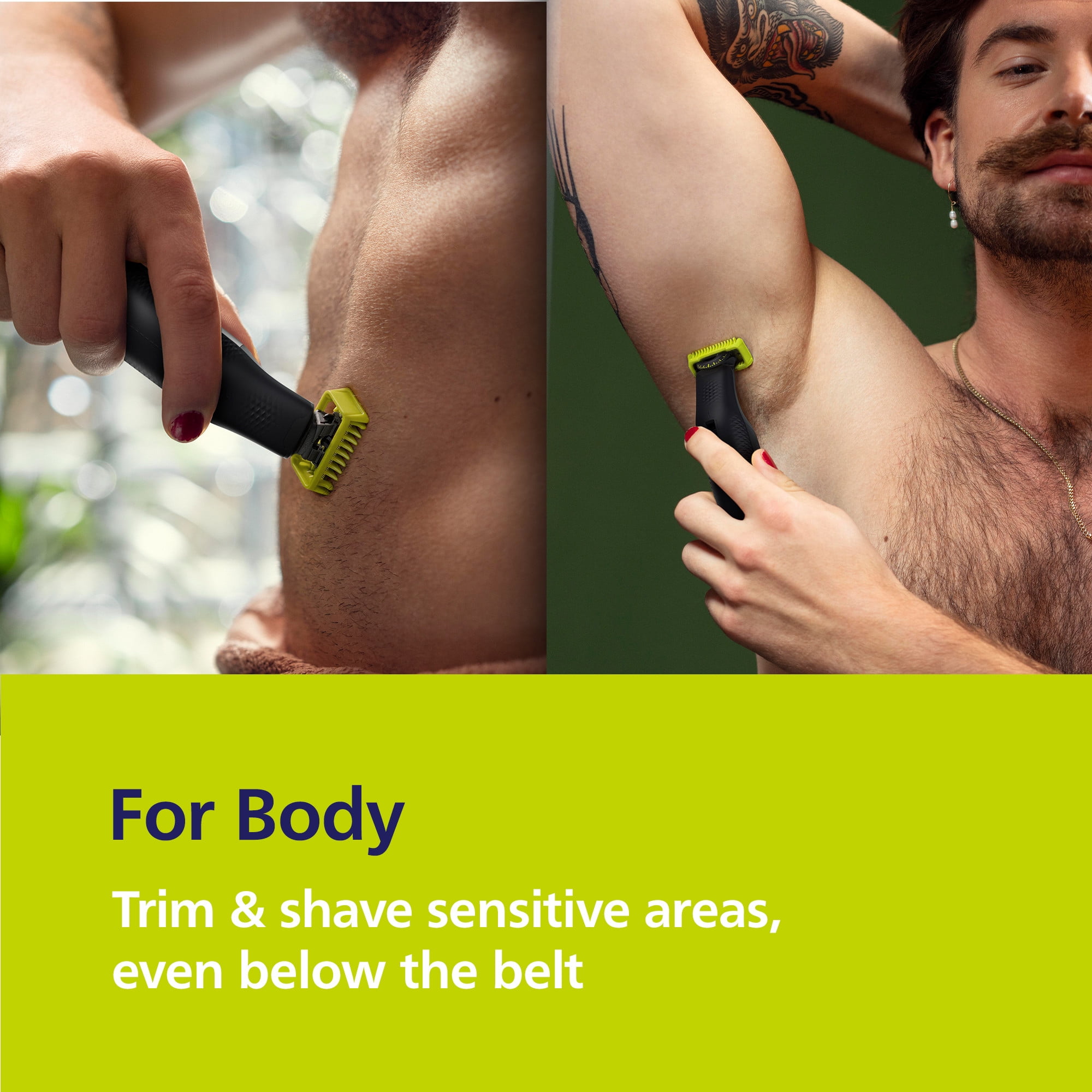 Philips Norelco Oneblade 360 Pro Hybrid Face & Body Electric Trimmer QP6542/70 - Image 10