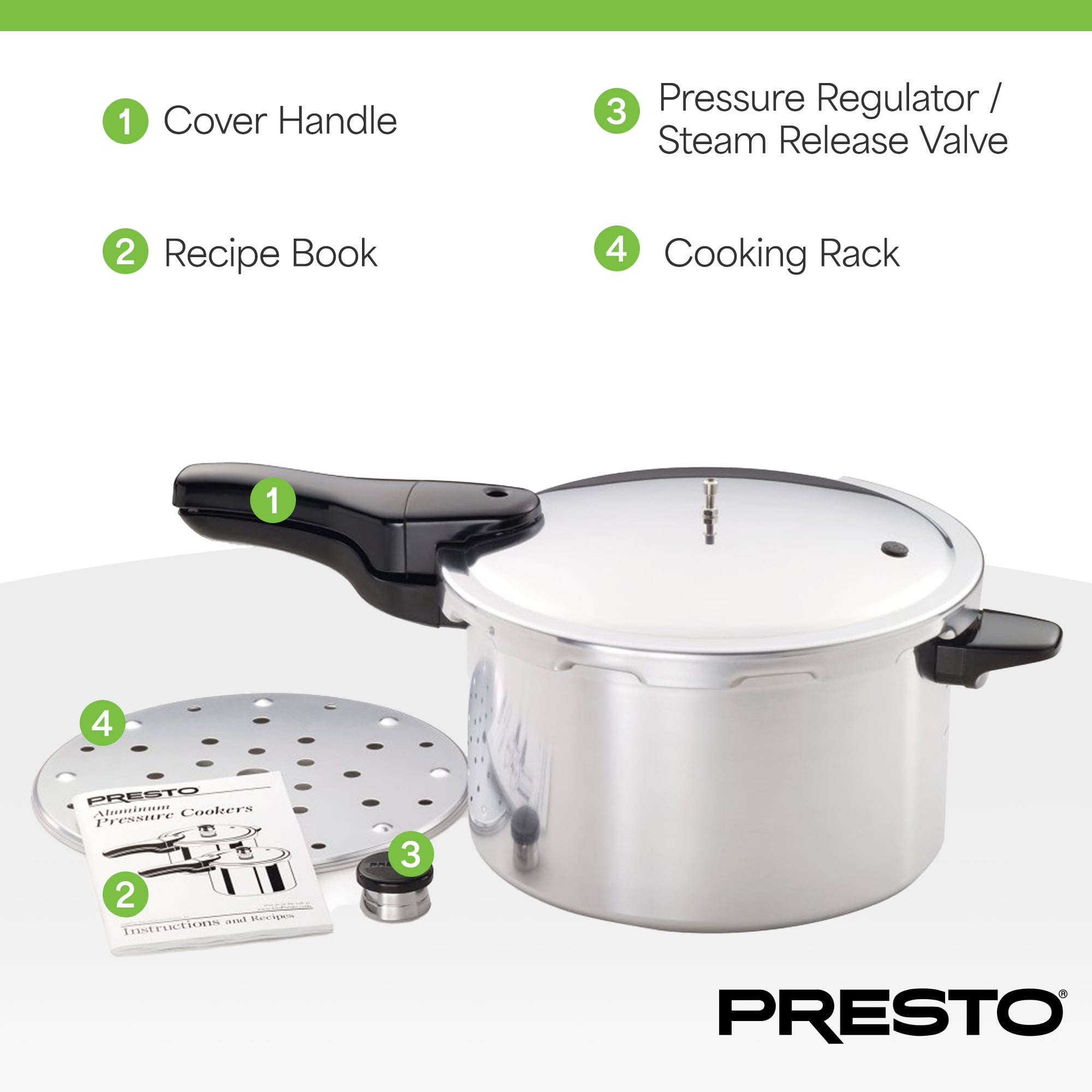 Presto® 8 Qt. Aluminum Pressure Cooker - Image 5