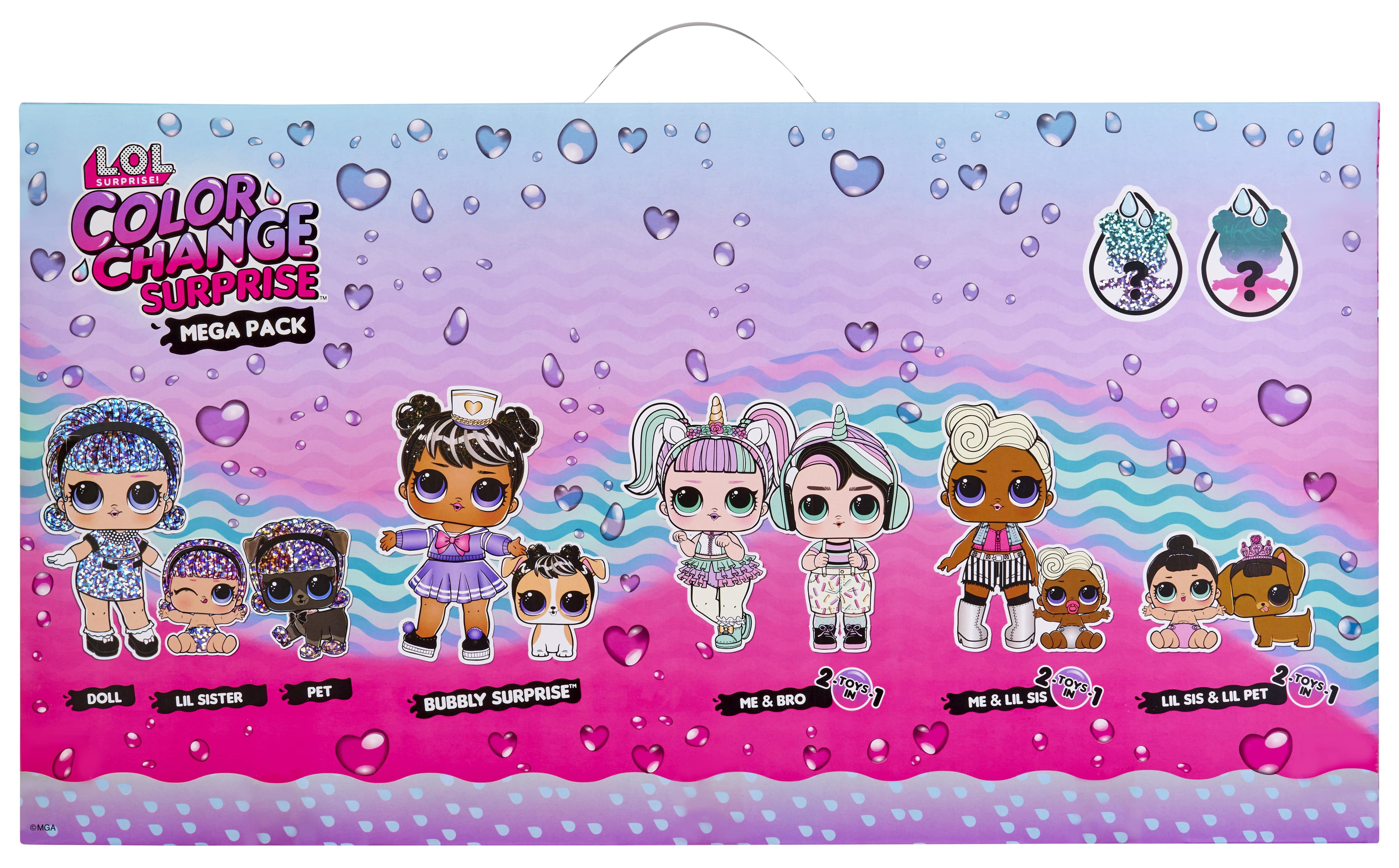 LOL Surprise Color Change Mega Pack Collectible Doll Exclusive w/ 70+ Surprises Age 4+ - Image 6
