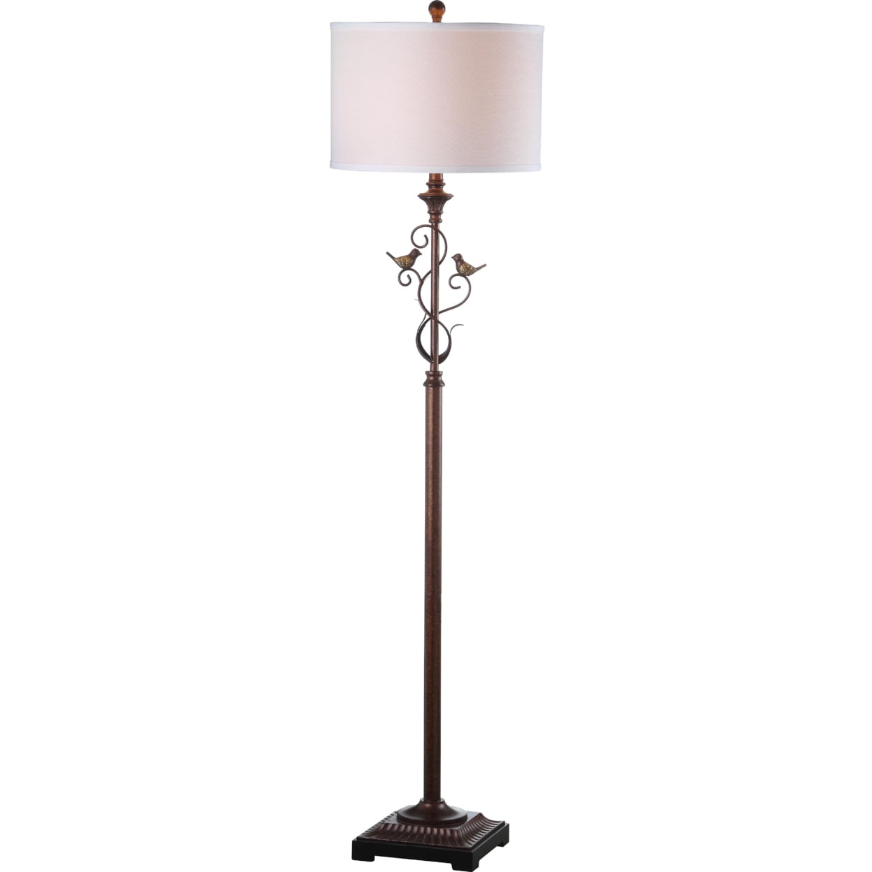 Safavieh Birdsong 61 in. H Antique Floor Lamp, Oil-Rubbed Bronze - Image 3