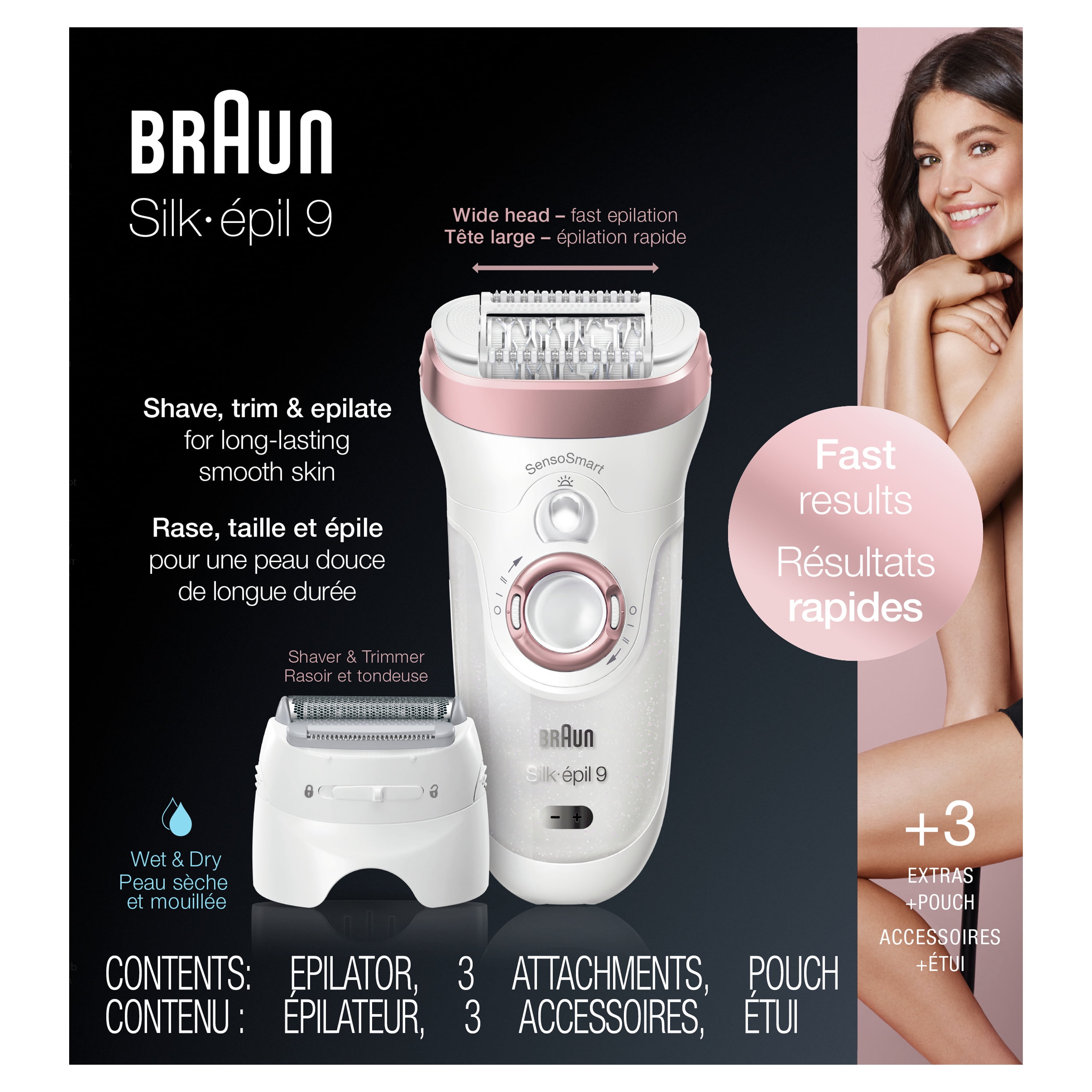 Braun Series 9 Epilator for Women for Long-Lasting Hair Removal, Silk-épil 9-720 - Image 3