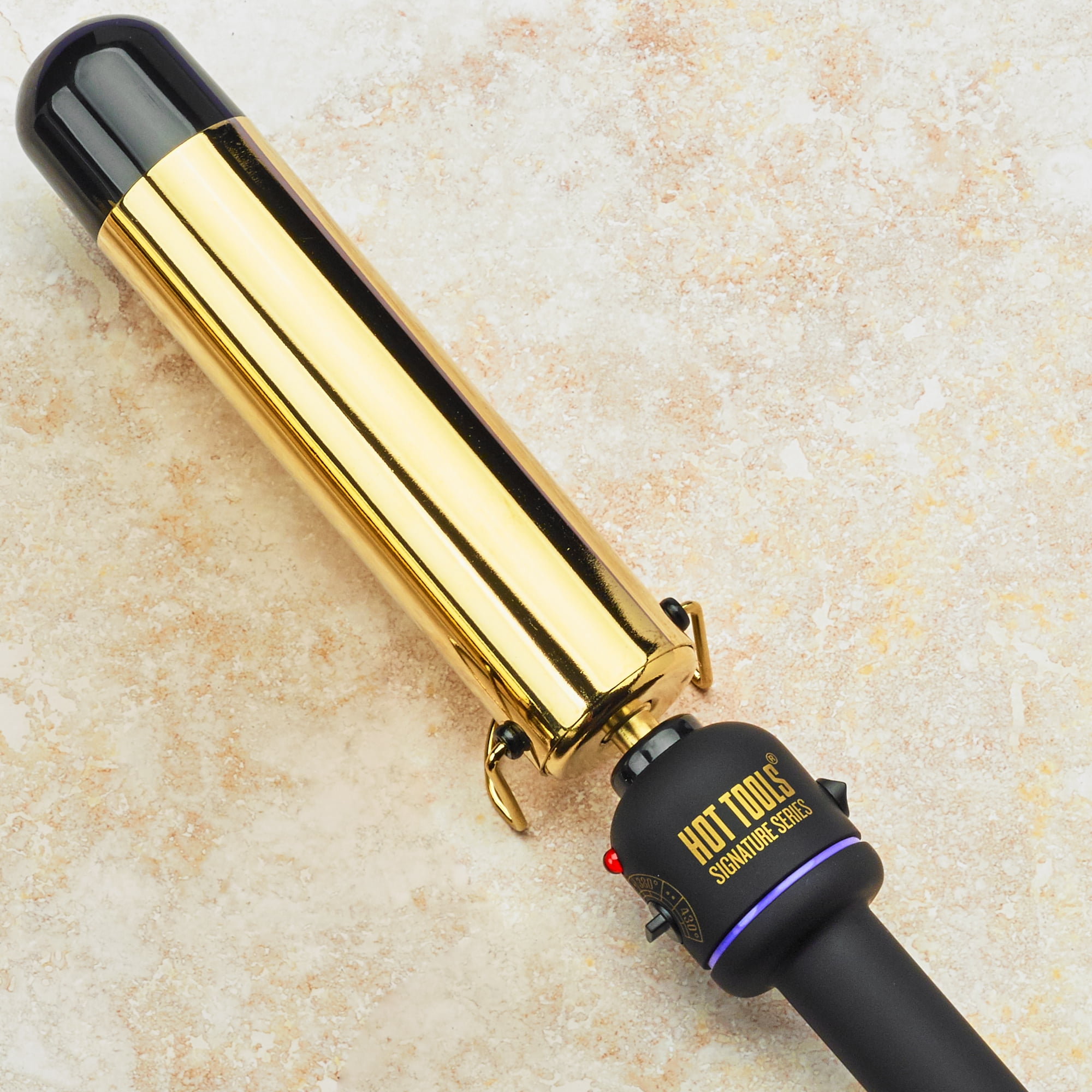Hot Tools Pro Signature 1-1/2" Gold Hair Curling Wand, Gold and Black with Protective Glove - Image 5