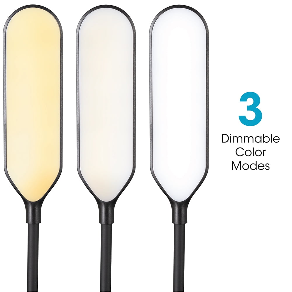 OttLite LED Desk Light with Multi-Device Charging Station, Black - Image 12