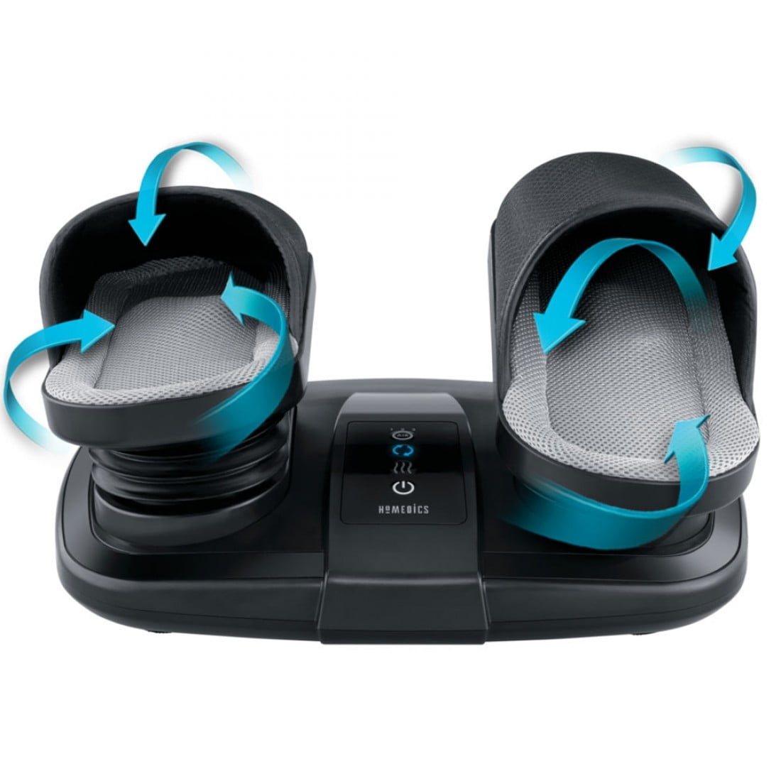 HoMedics Shiatsu Flex Ankle and Foot Massager with Heat and Gentle Air Compression, Adjustable Air Intensity, 2 Unique Massage Mode - Image 2
